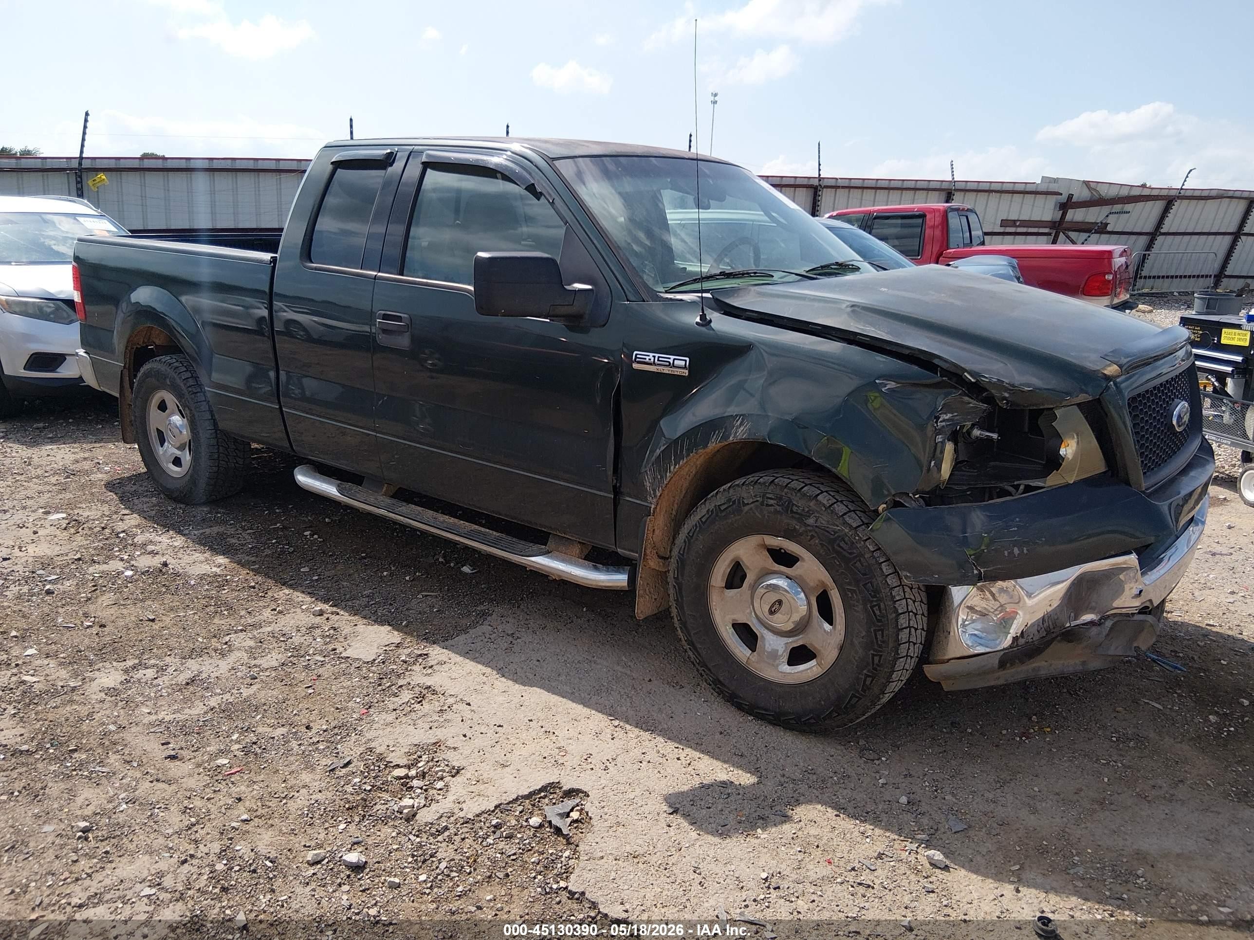 2004 Ford F-150 Stx/xl/xlt Green vin: 1FTRX12W14NA05548