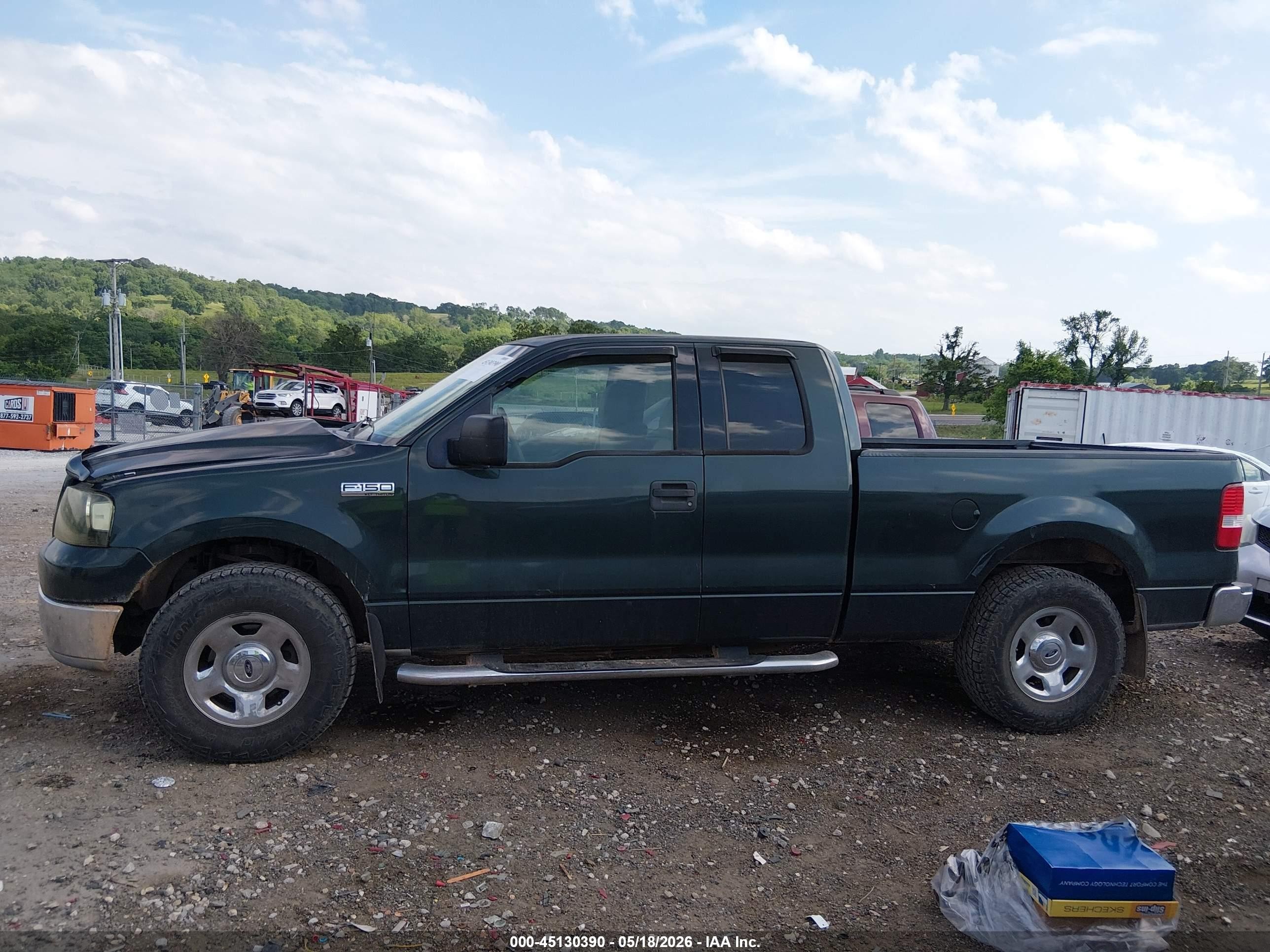 2004 Ford F-150 Stx/xl/xlt Green vin: 1FTRX12W14NA05548