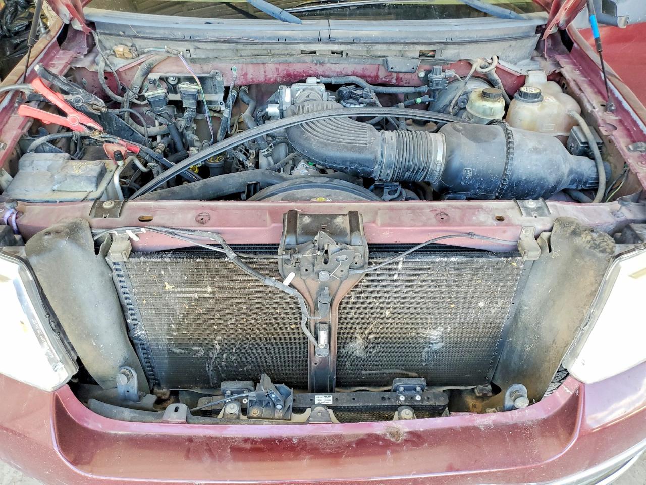 2005 Ford F-150 Burgundy vin: 1FTRX12W15FB15446