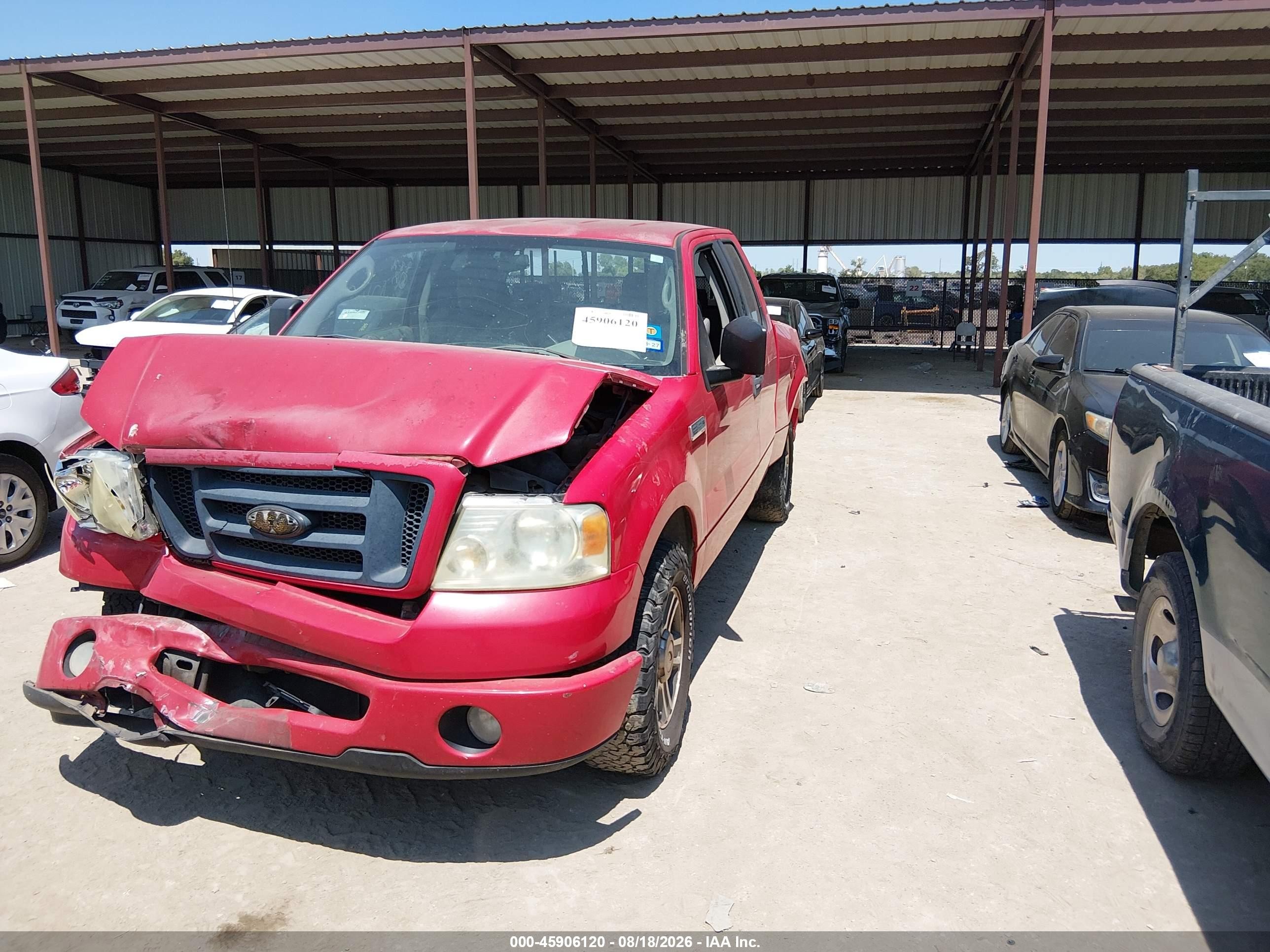 2006 Ford F-150 Stx/xl/xlt Red vin: 1FTRX12W16FA21603