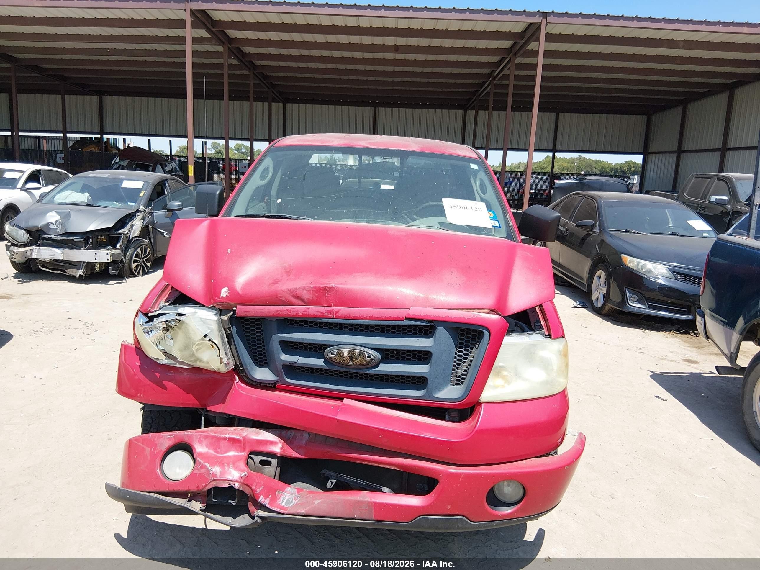 2006 Ford F-150 Stx/xl/xlt Red vin: 1FTRX12W16FA21603