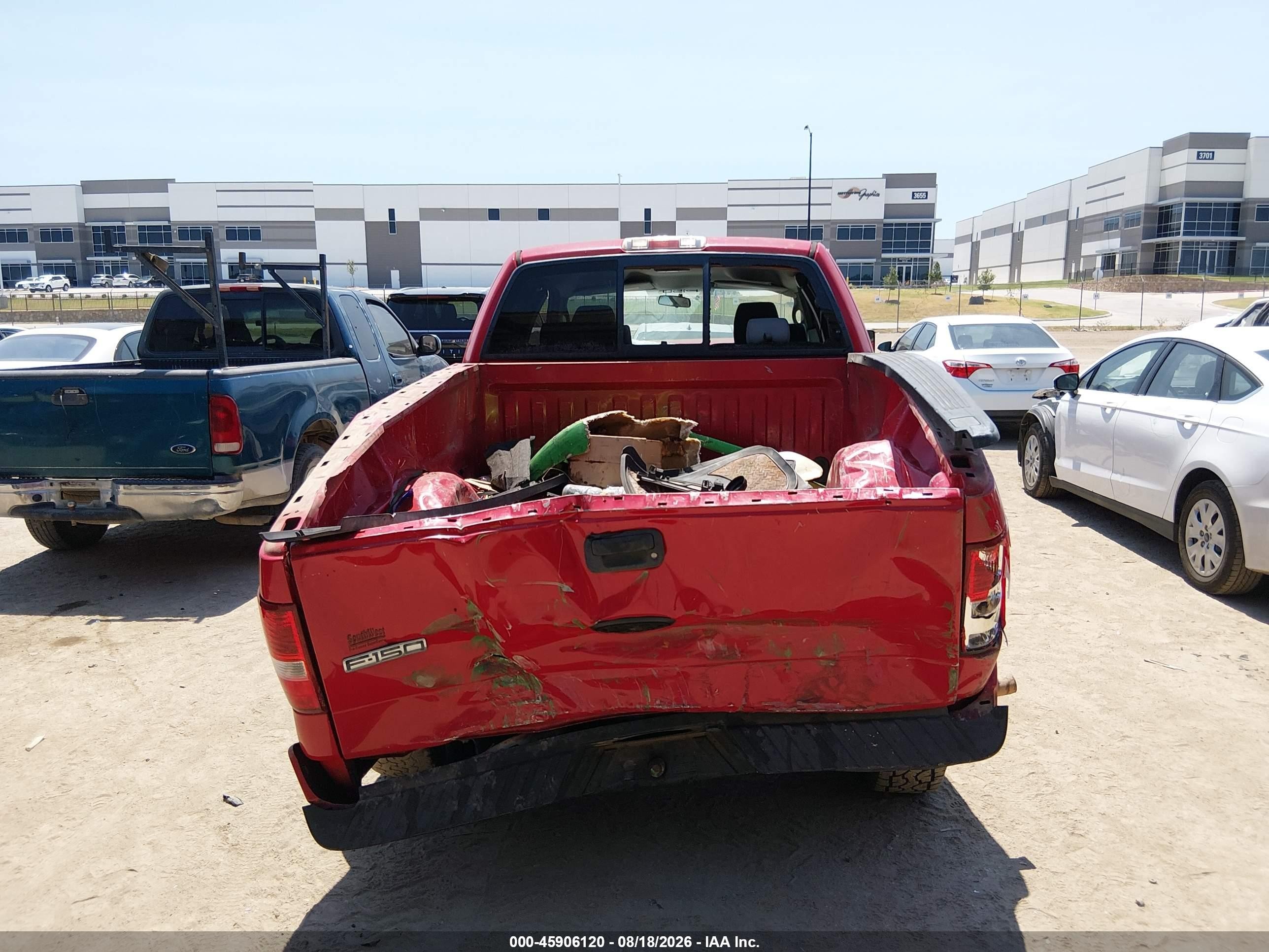 2006 Ford F-150 Stx/xl/xlt Red vin: 1FTRX12W16FA21603