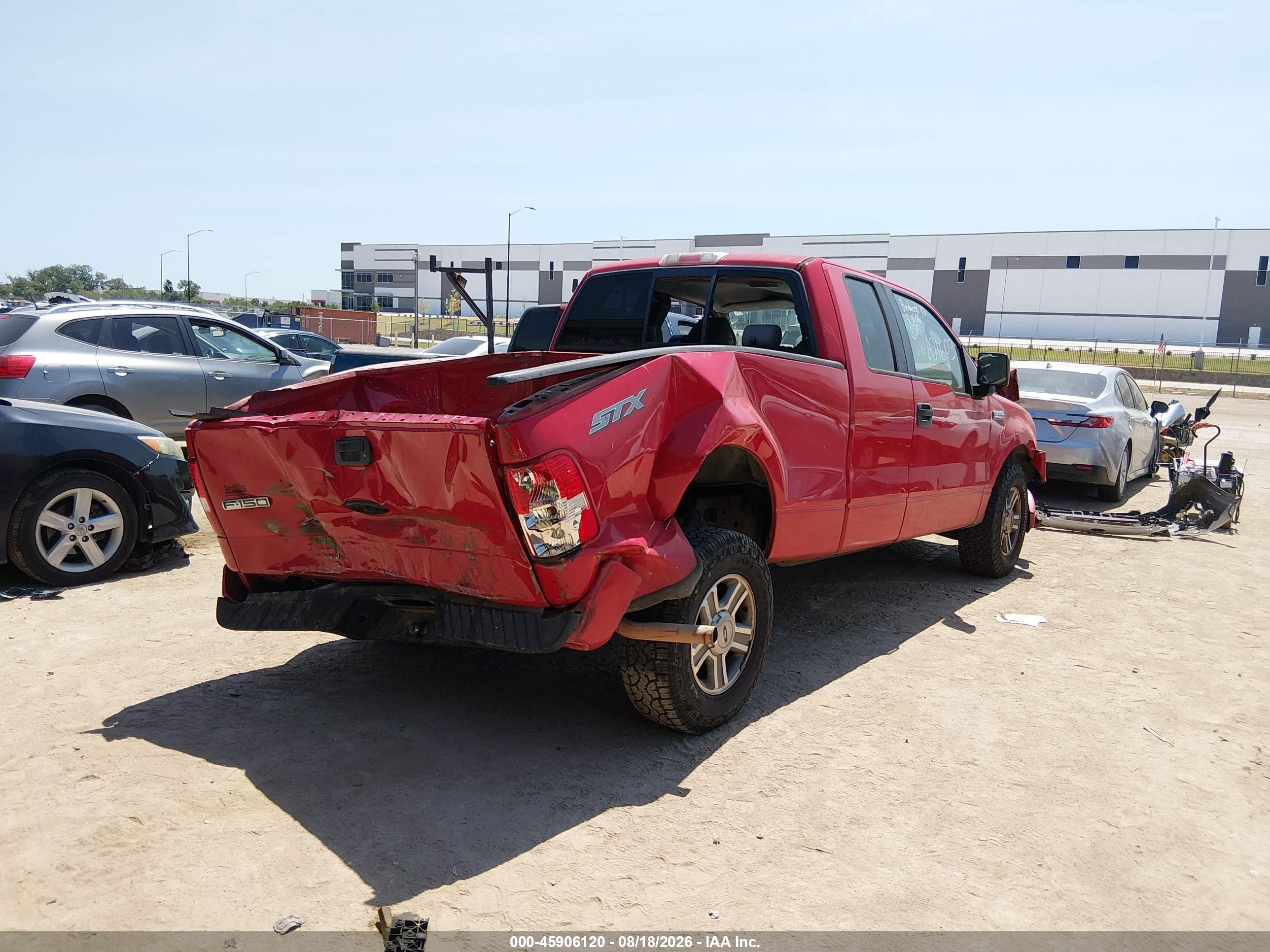 2006 Ford F-150 Stx/xl/xlt Red vin: 1FTRX12W16FA21603