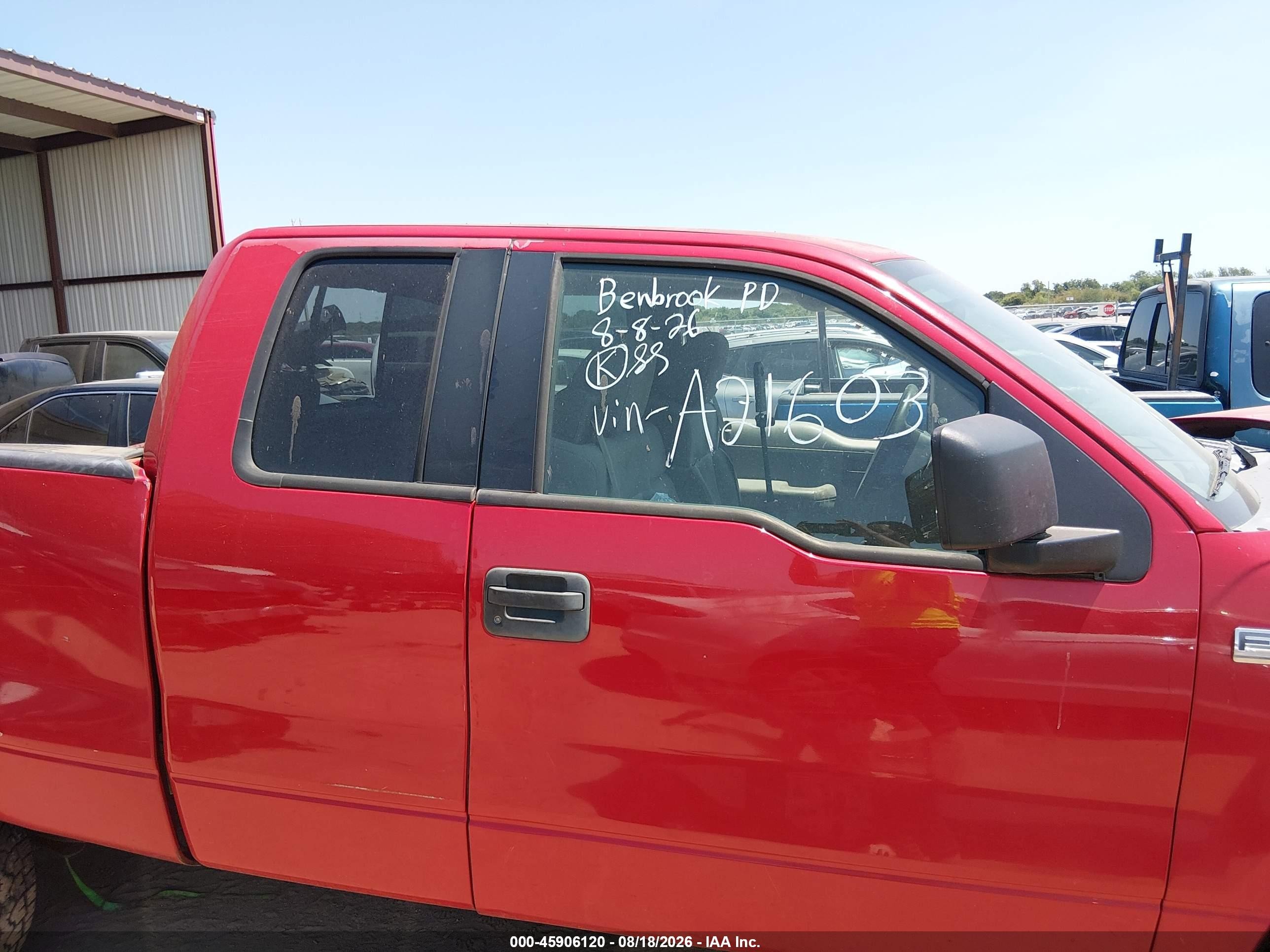 2006 Ford F-150 Stx/xl/xlt Red vin: 1FTRX12W16FA21603