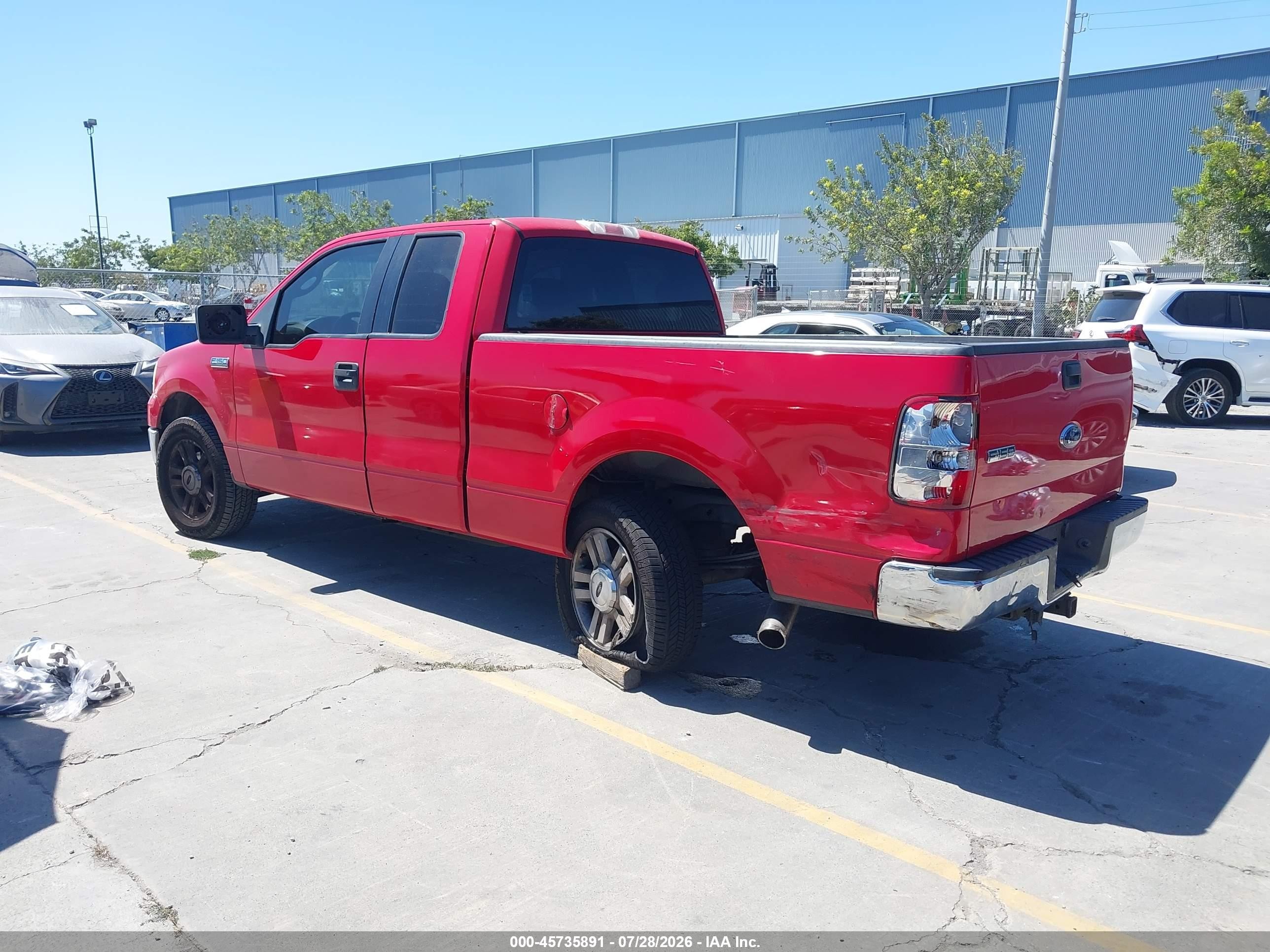 2006 Ford F-150 Stx/xl/xlt Red vin: 1FTRX12W16KA81940