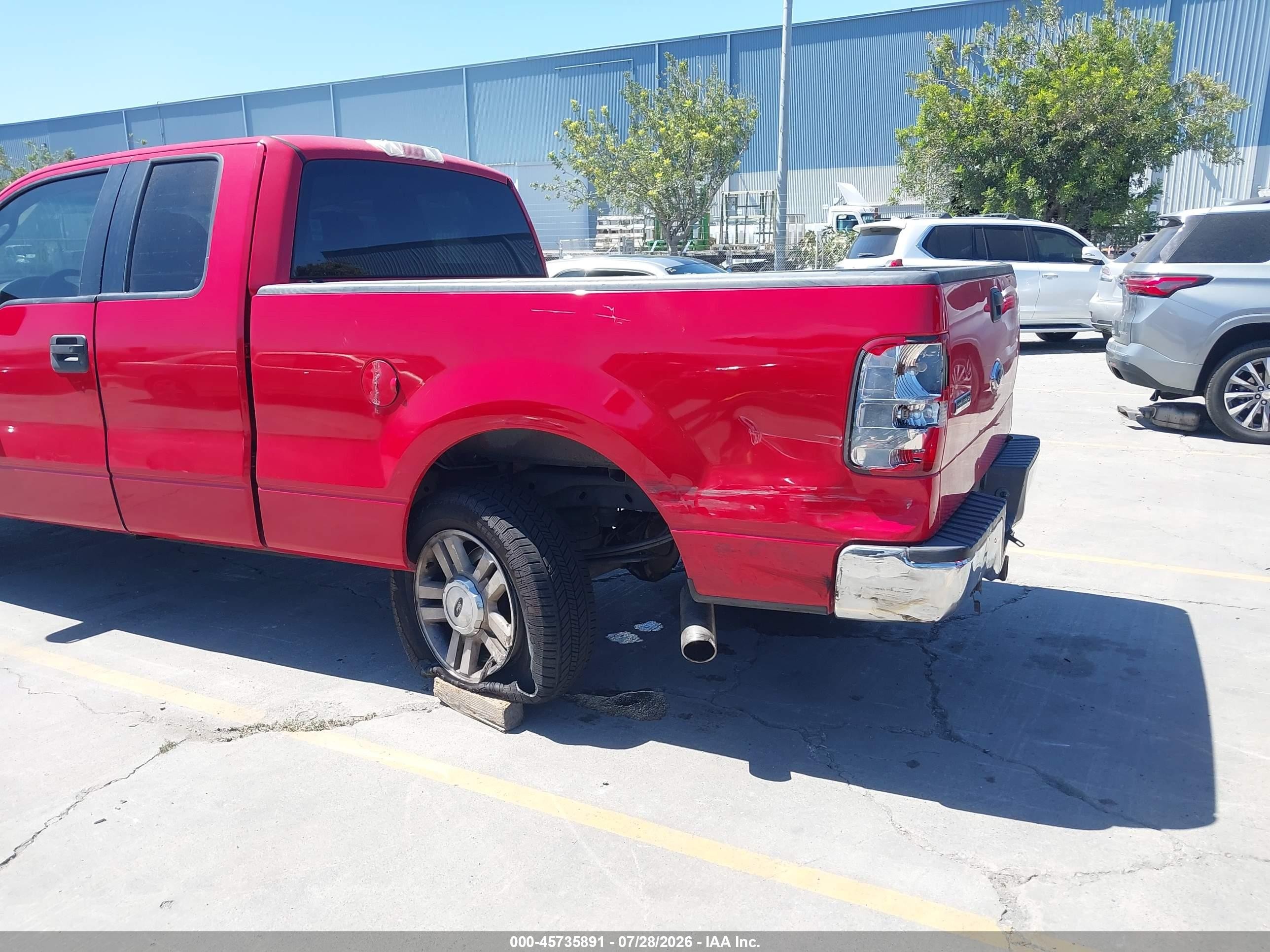 2006 Ford F-150 Stx/xl/xlt Red vin: 1FTRX12W16KA81940