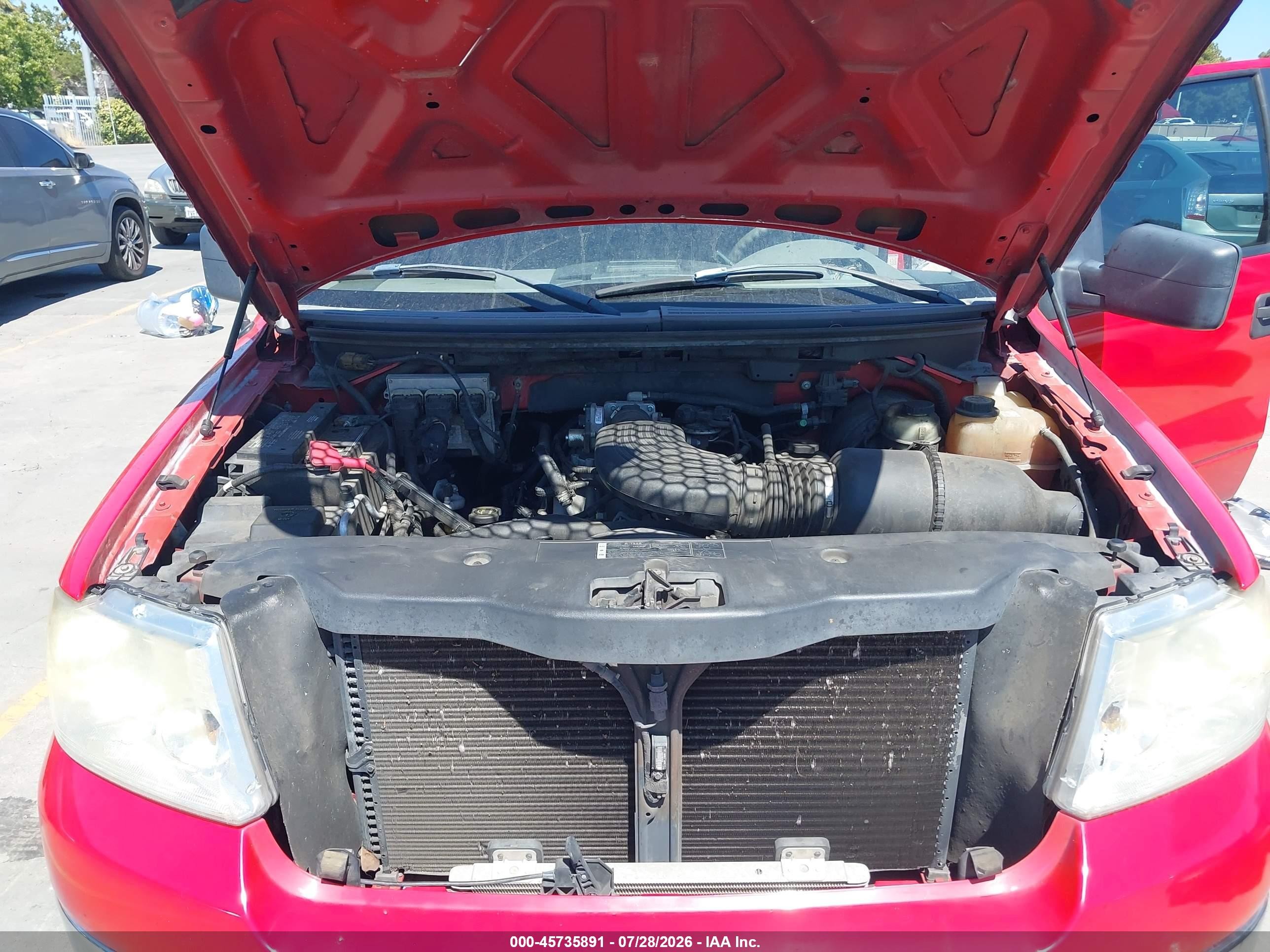 2006 Ford F-150 Stx/xl/xlt Red vin: 1FTRX12W16KA81940