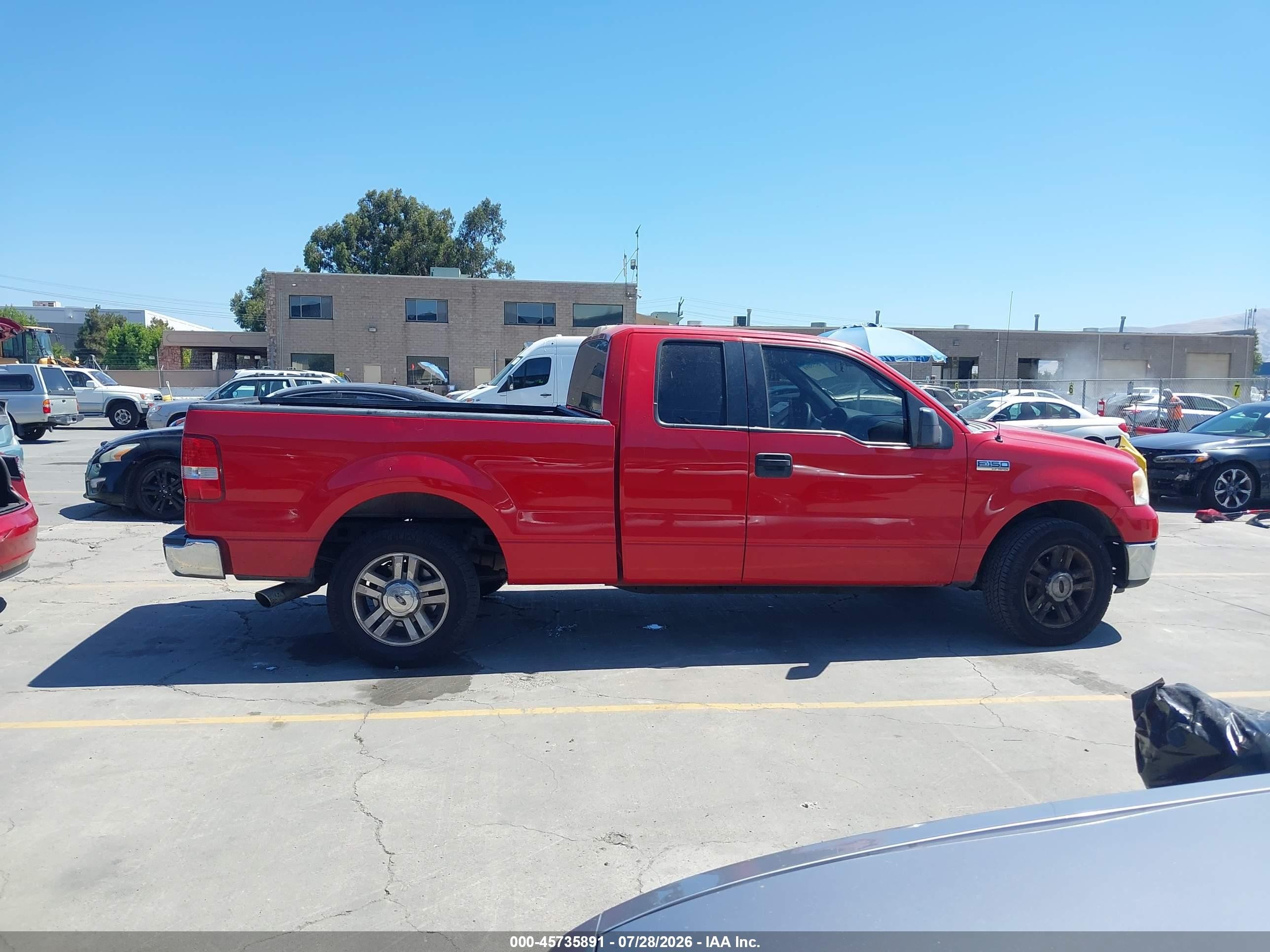 2006 Ford F-150 Stx/xl/xlt Red vin: 1FTRX12W16KA81940