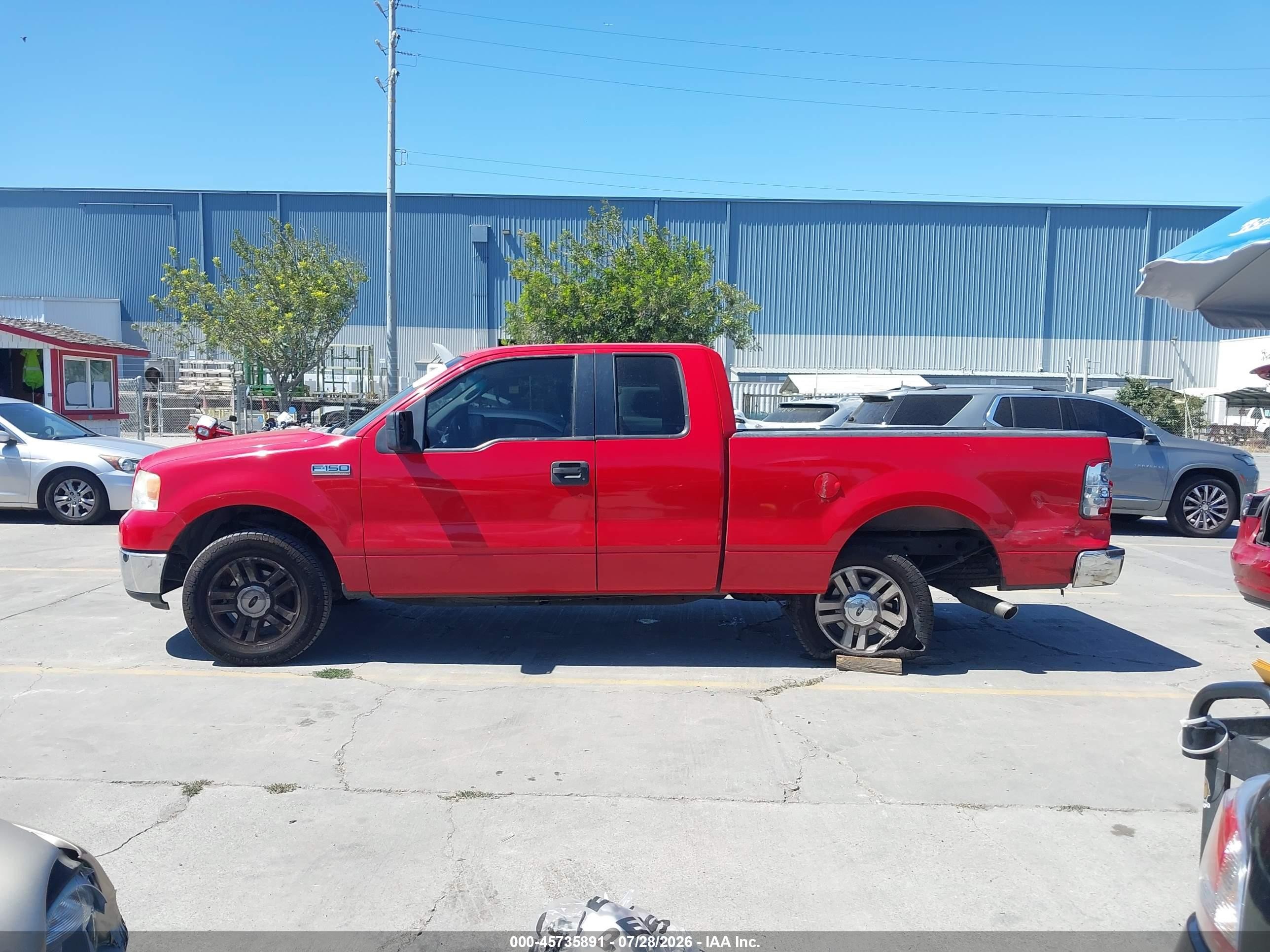 2006 Ford F-150 Stx/xl/xlt Red vin: 1FTRX12W16KA81940