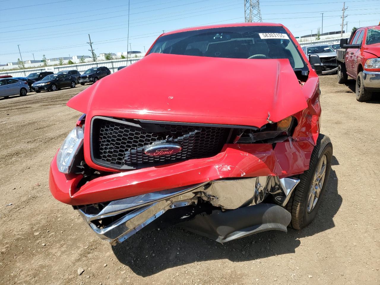 2006 Ford F150 Red vin: 1FTRX12W16KB12359