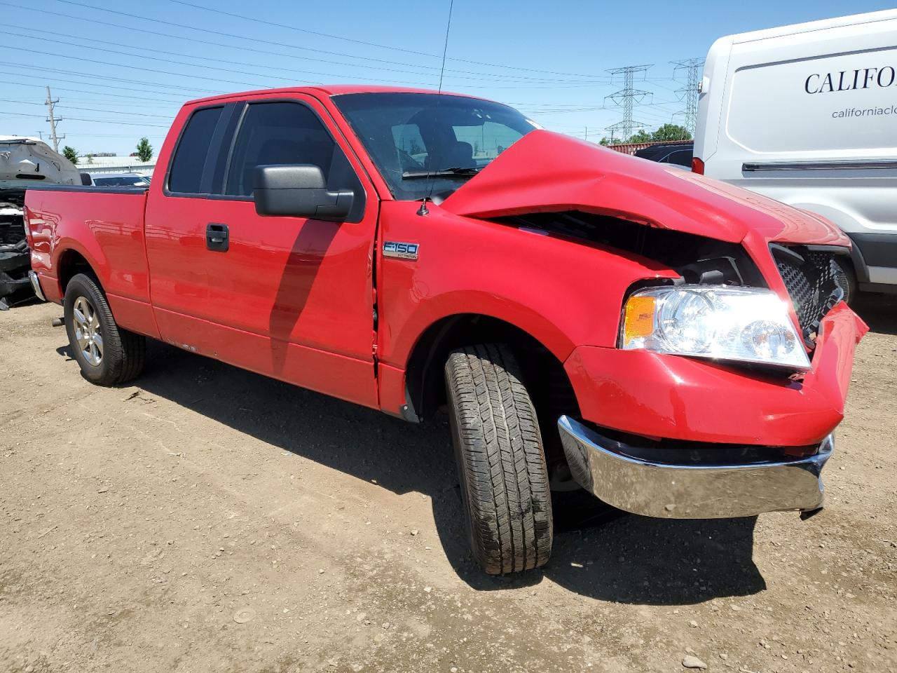 2006 Ford F150 Red vin: 1FTRX12W16KB12359