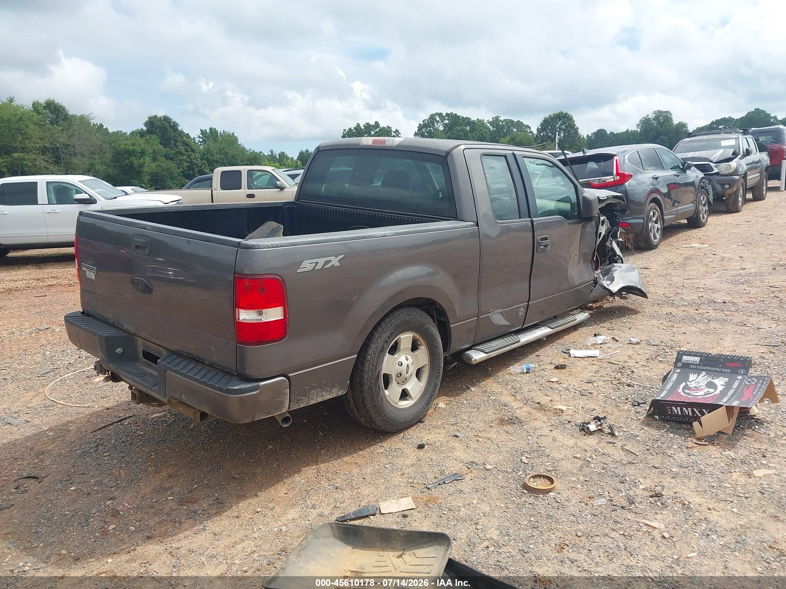 2006 Ford F-150 Stx/xl/xlt Gray vin: 1FTRX12W16KC44425