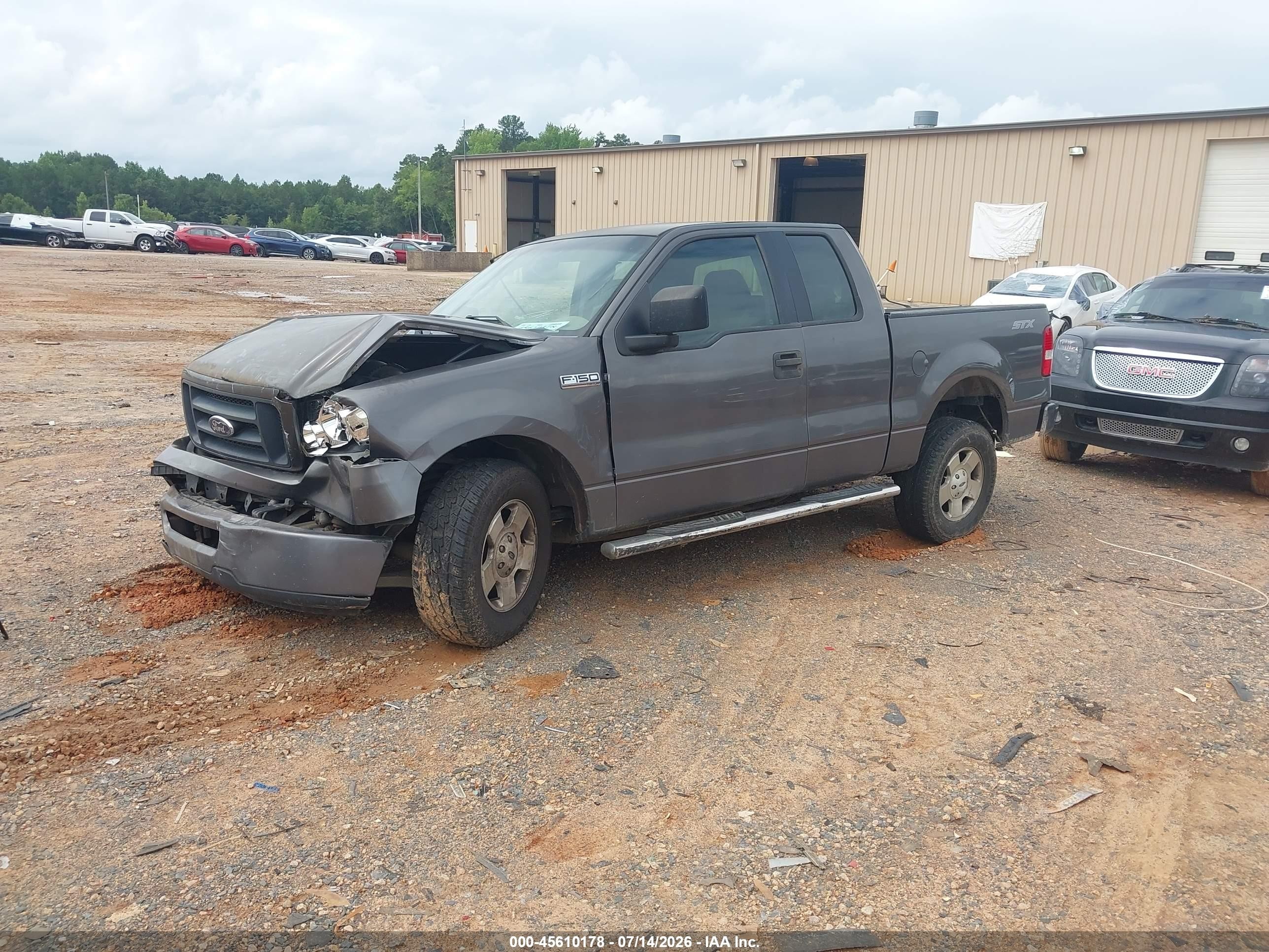 2006 Ford F-150 Stx/xl/xlt Gray vin: 1FTRX12W16KC44425