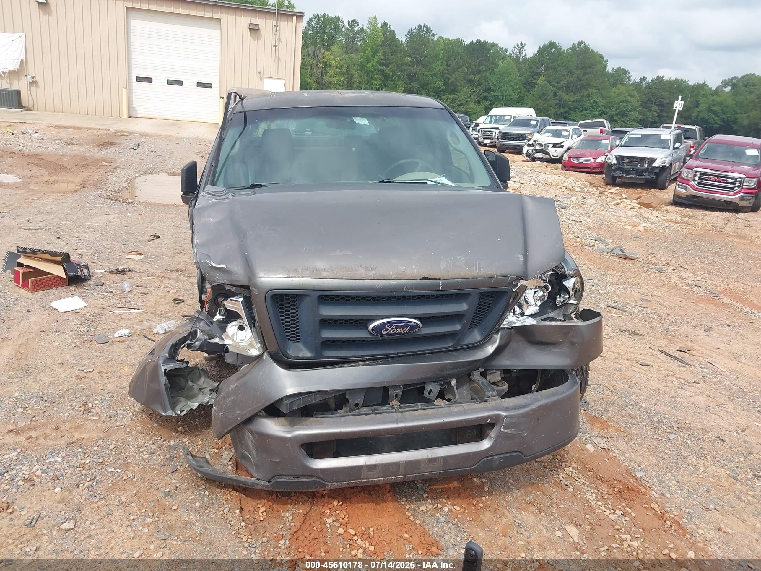 2006 Ford F-150 Stx/xl/xlt Gray vin: 1FTRX12W16KC44425