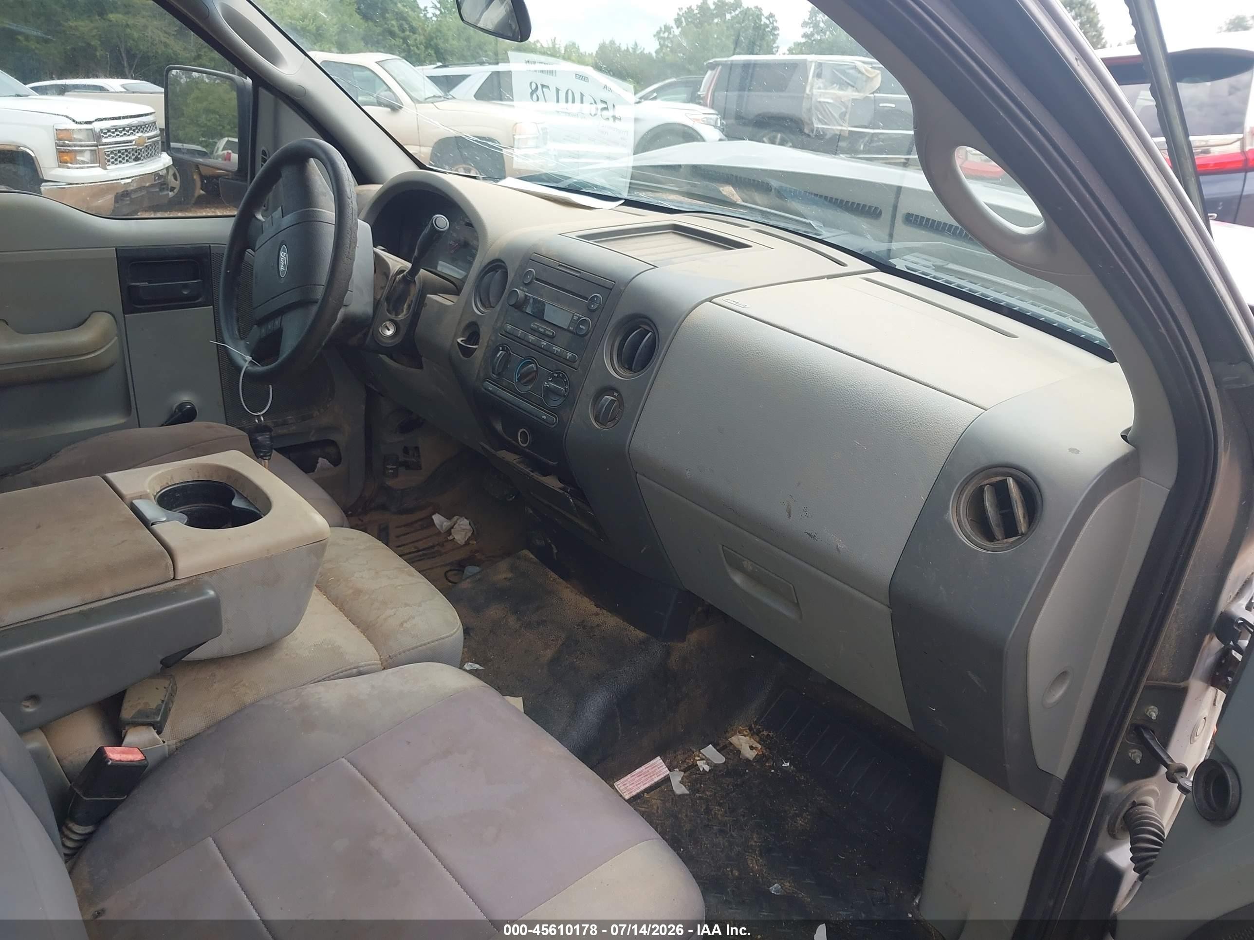 2006 Ford F-150 Stx/xl/xlt Gray vin: 1FTRX12W16KC44425