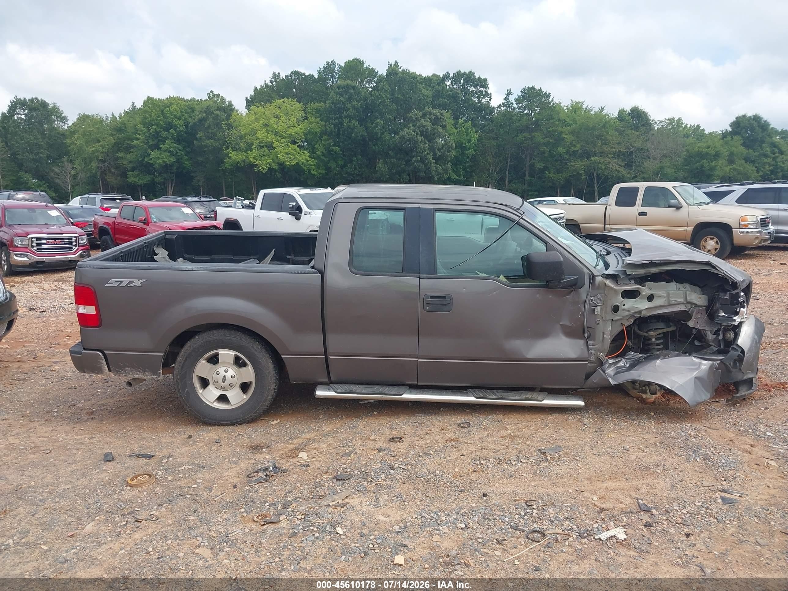 2006 Ford F-150 Stx/xl/xlt Gray vin: 1FTRX12W16KC44425