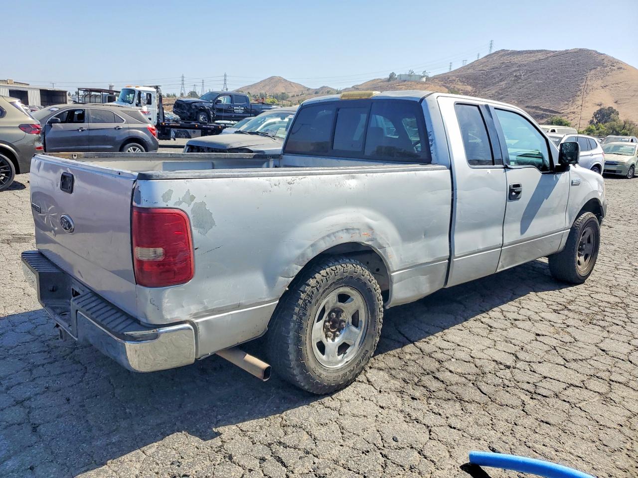 2006 Ford F150 Silver vin: 1FTRX12W16KD63091