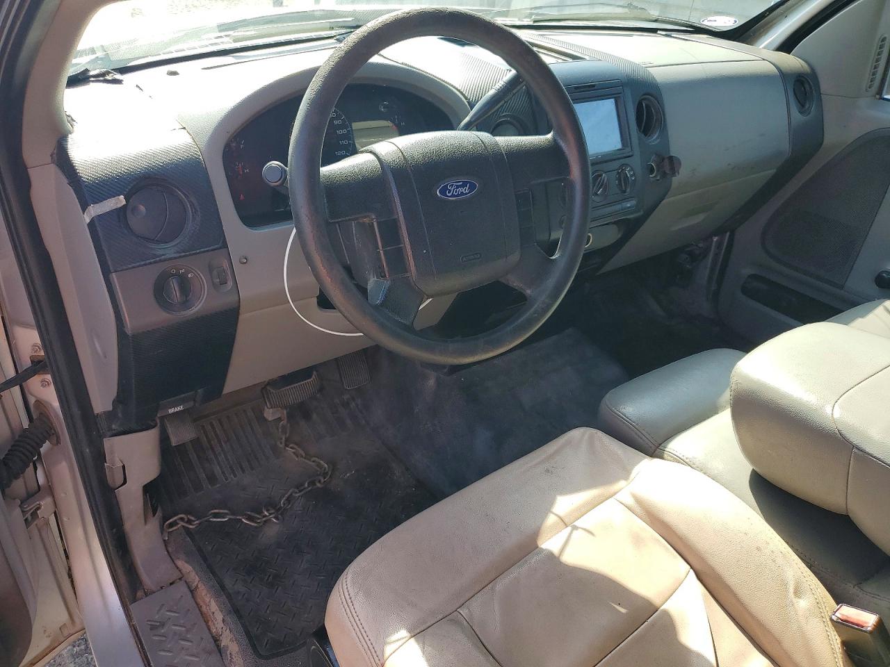 2006 Ford F150 Silver vin: 1FTRX12W16KD63091