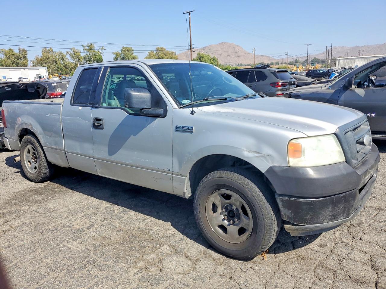 2006 Ford F150 Silver vin: 1FTRX12W16KD63091