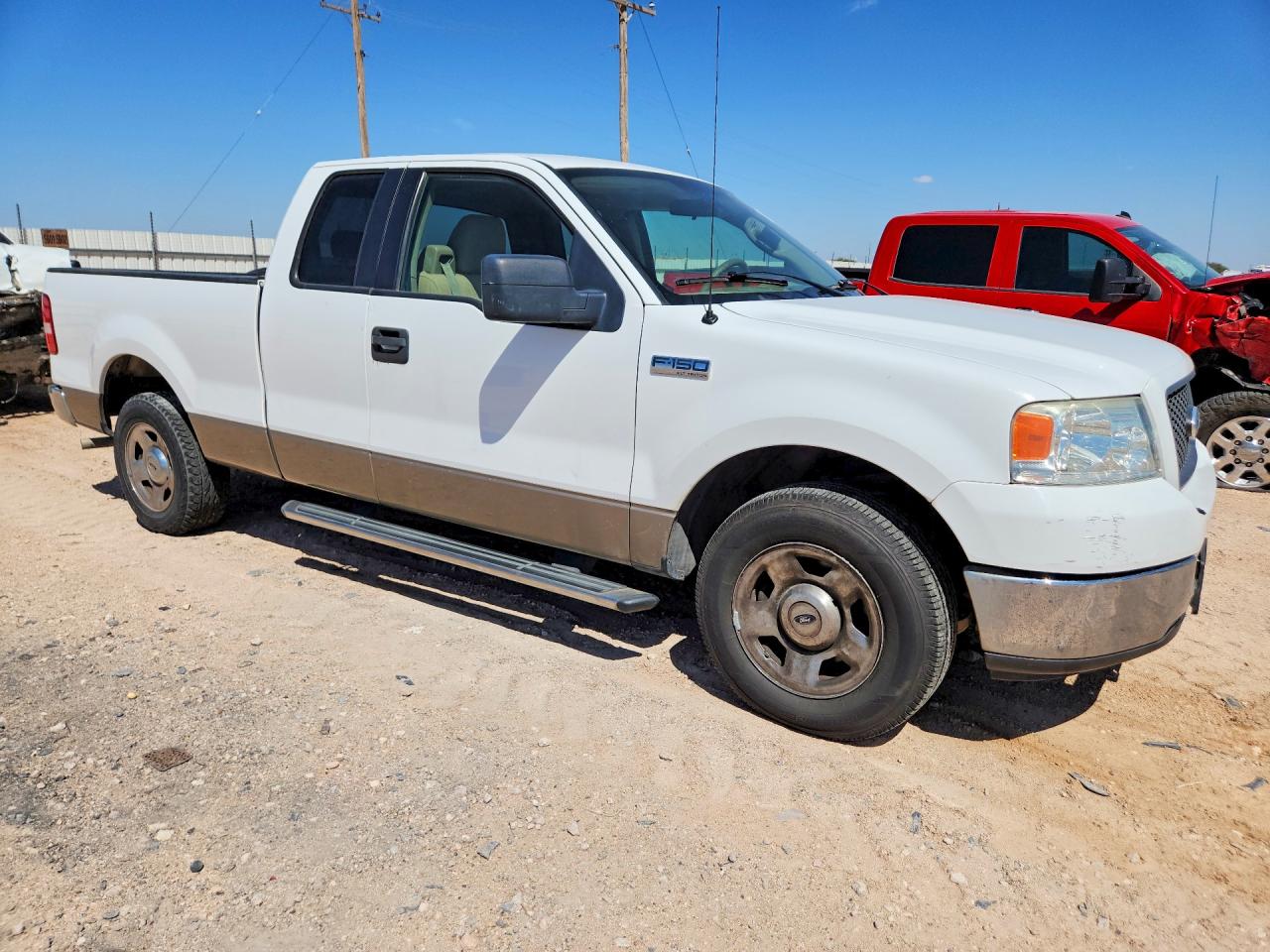 2006 Ford F150 Белый vin: 1FTRX12W16NA55868