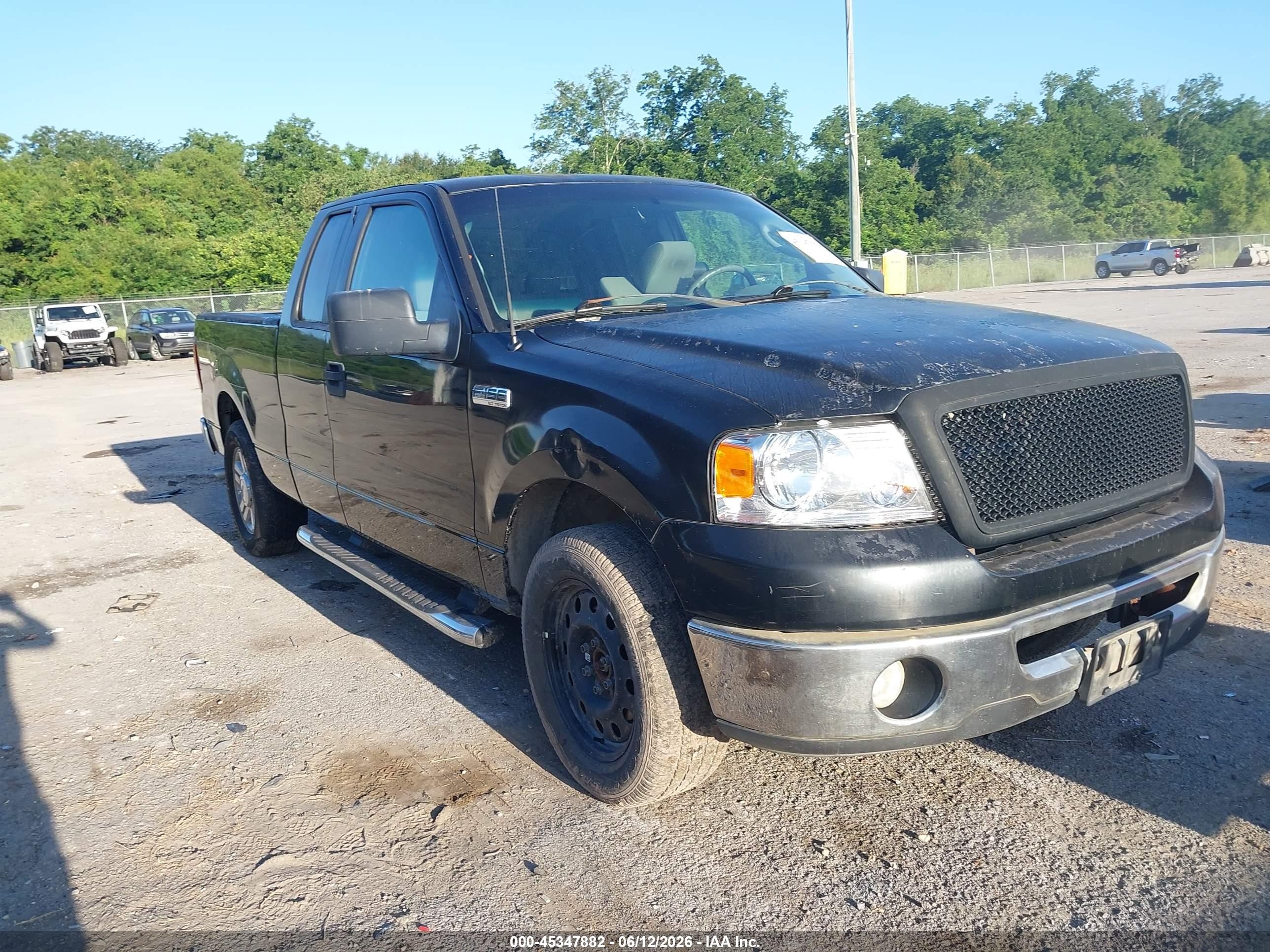 2007 Ford F-150 Stx/xl/xlt Black vin: 1FTRX12W17FB29706