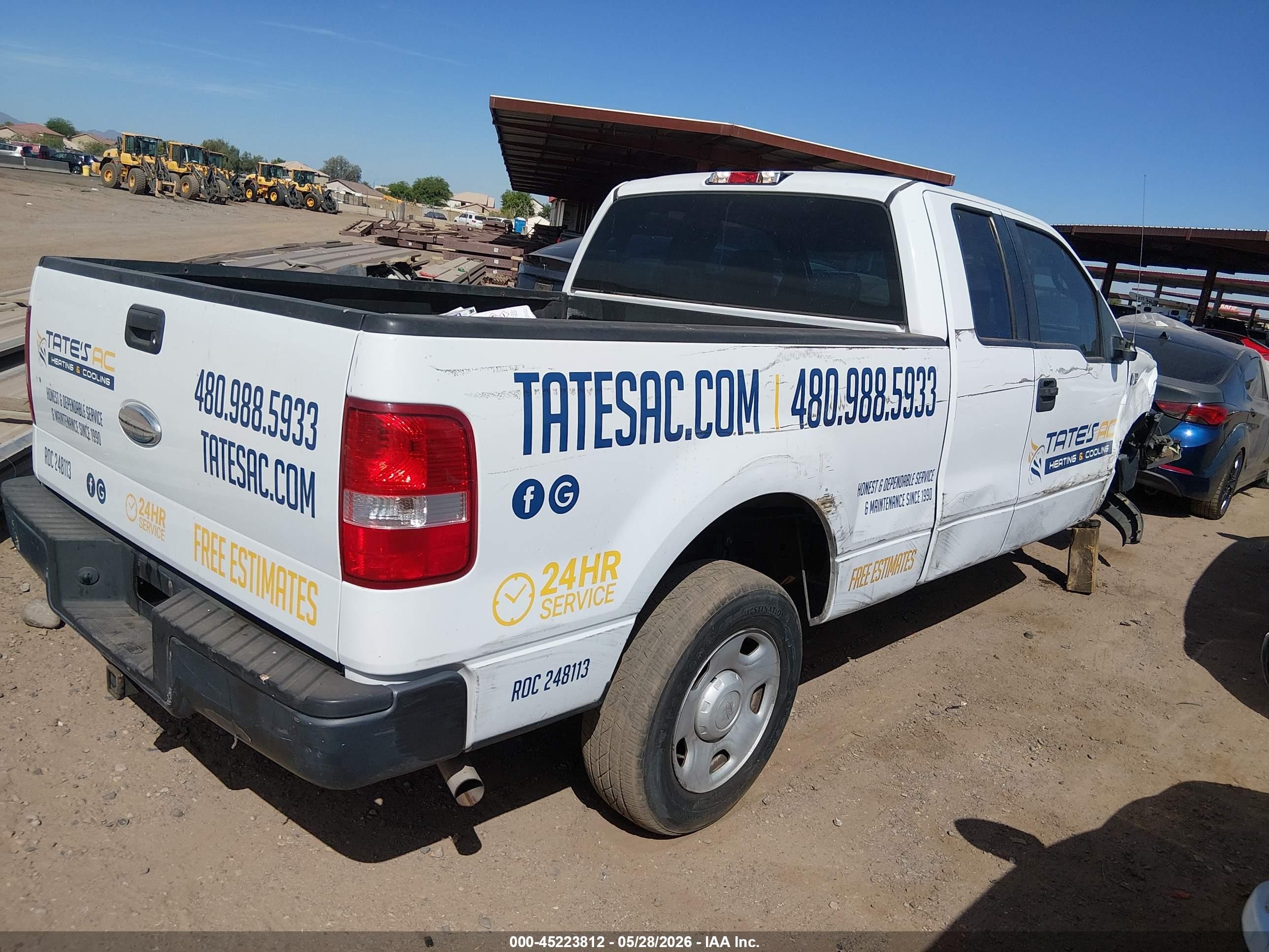 2007 Ford F-150 Stx/xl/xlt White vin: 1FTRX12W17FB33335