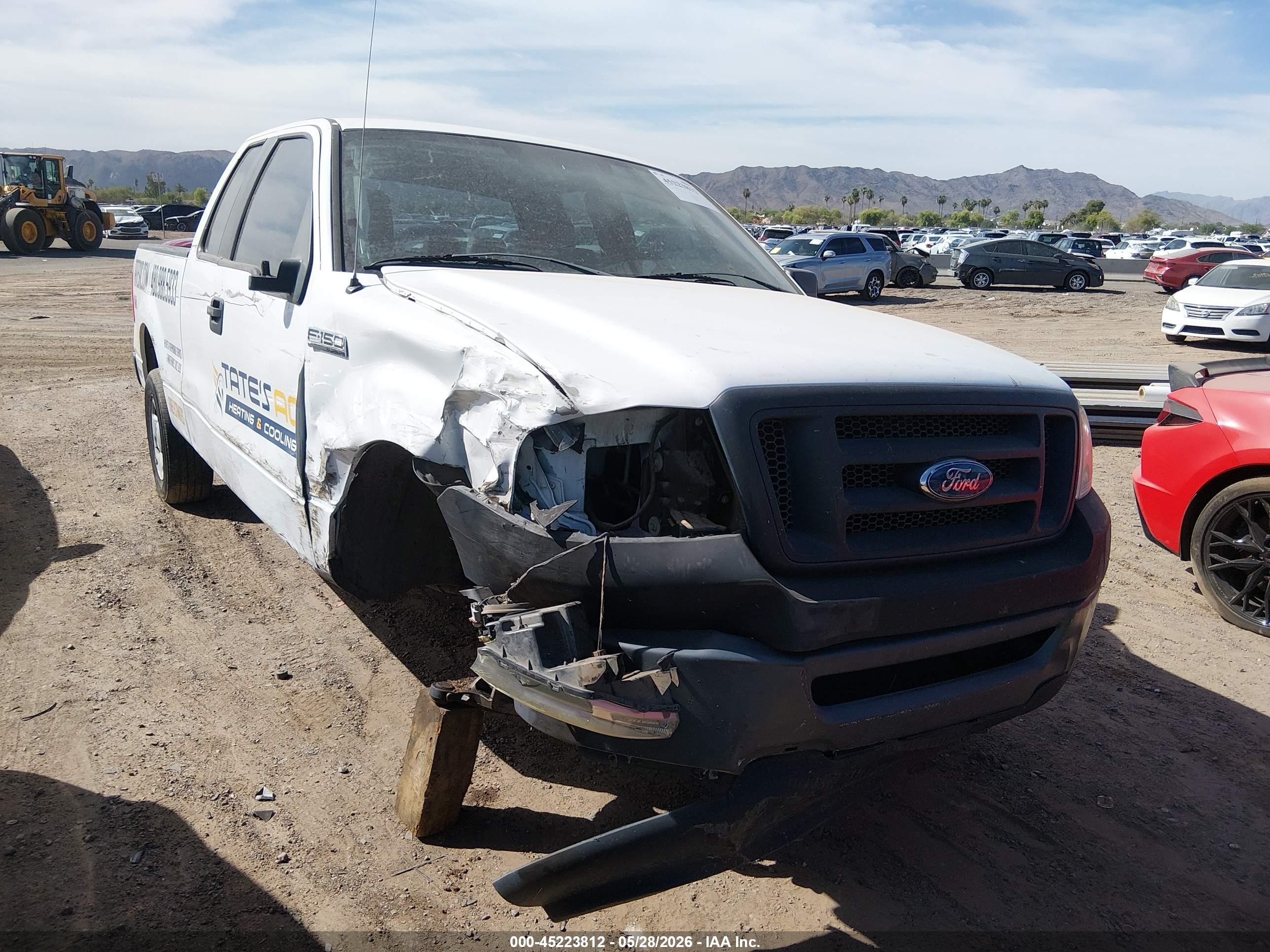 2007 Ford F-150 Stx/xl/xlt White vin: 1FTRX12W17FB33335