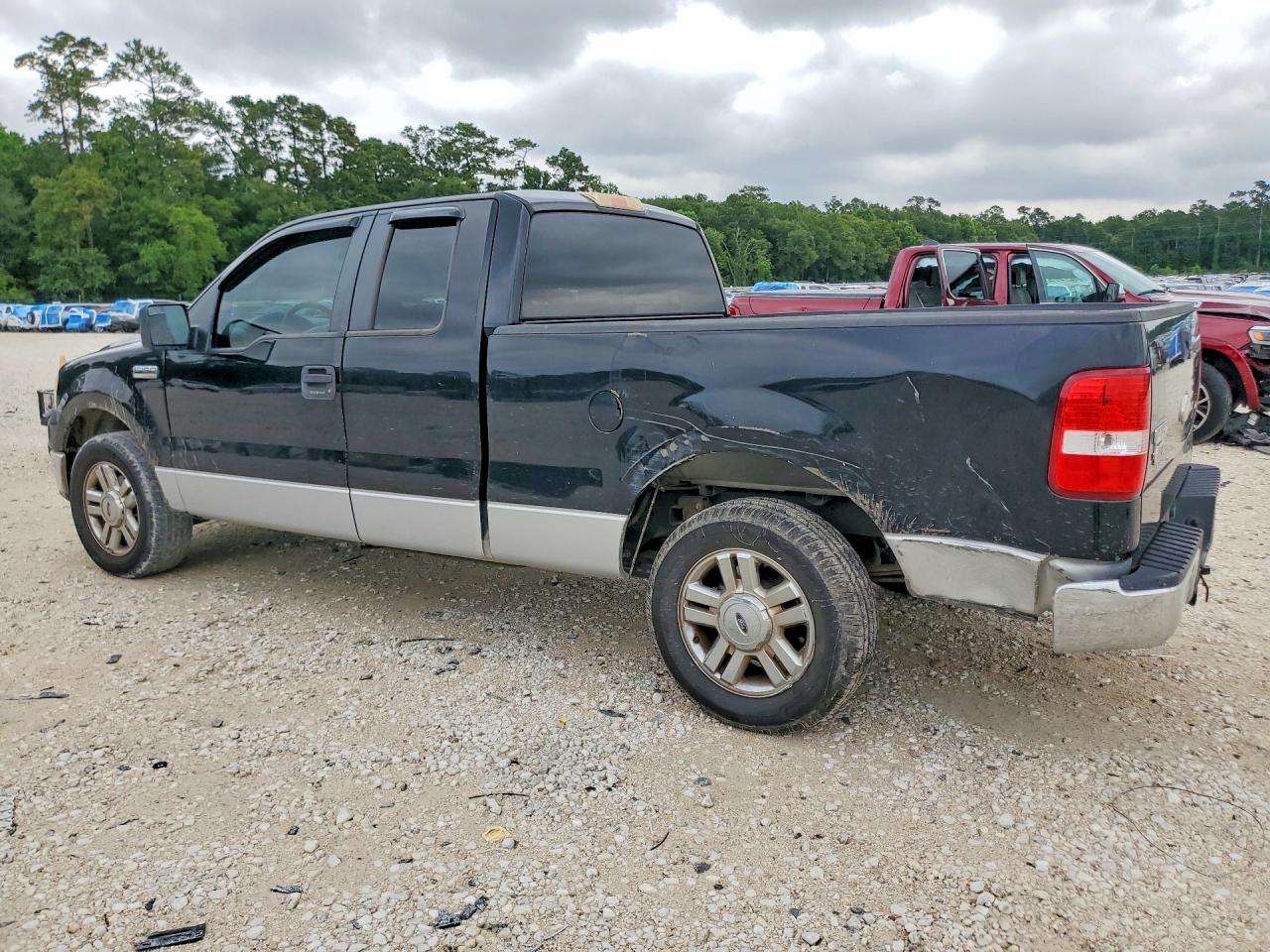2007 Ford F150 Black vin: 1FTRX12W17FB34730