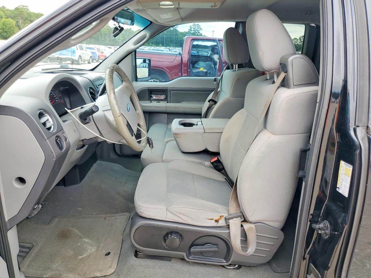 2007 Ford F150 Black vin: 1FTRX12W17FB34730