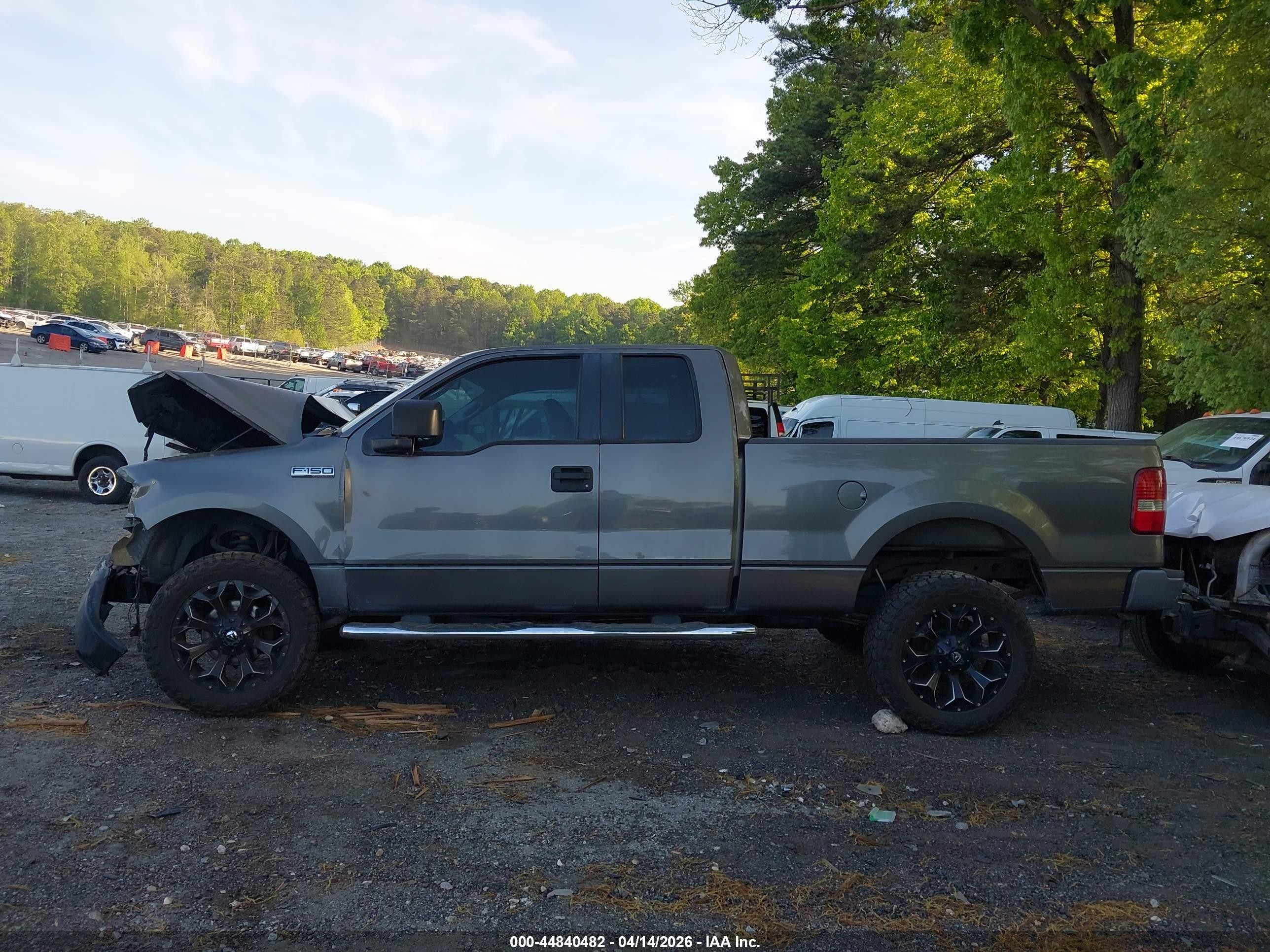 2008 Ford F-150 Fx2/stx/xl/xlt Gray vin: 1FTRX12W18FA79018