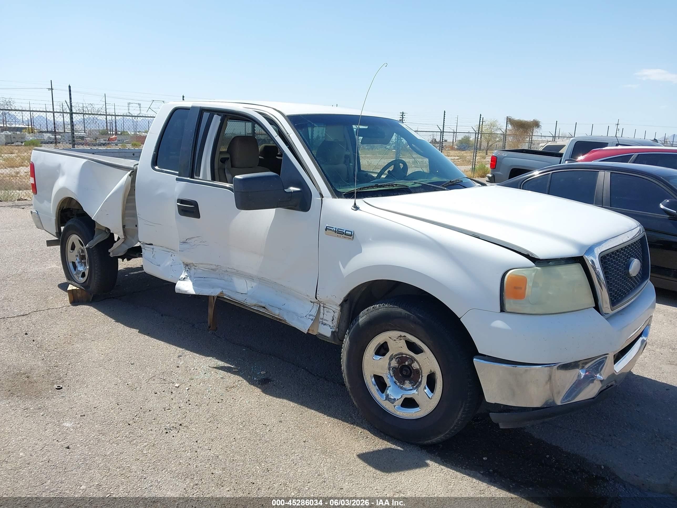 2008 Ford F-150 Fx2/stx/xl/xlt White vin: 1FTRX12W18FC07063