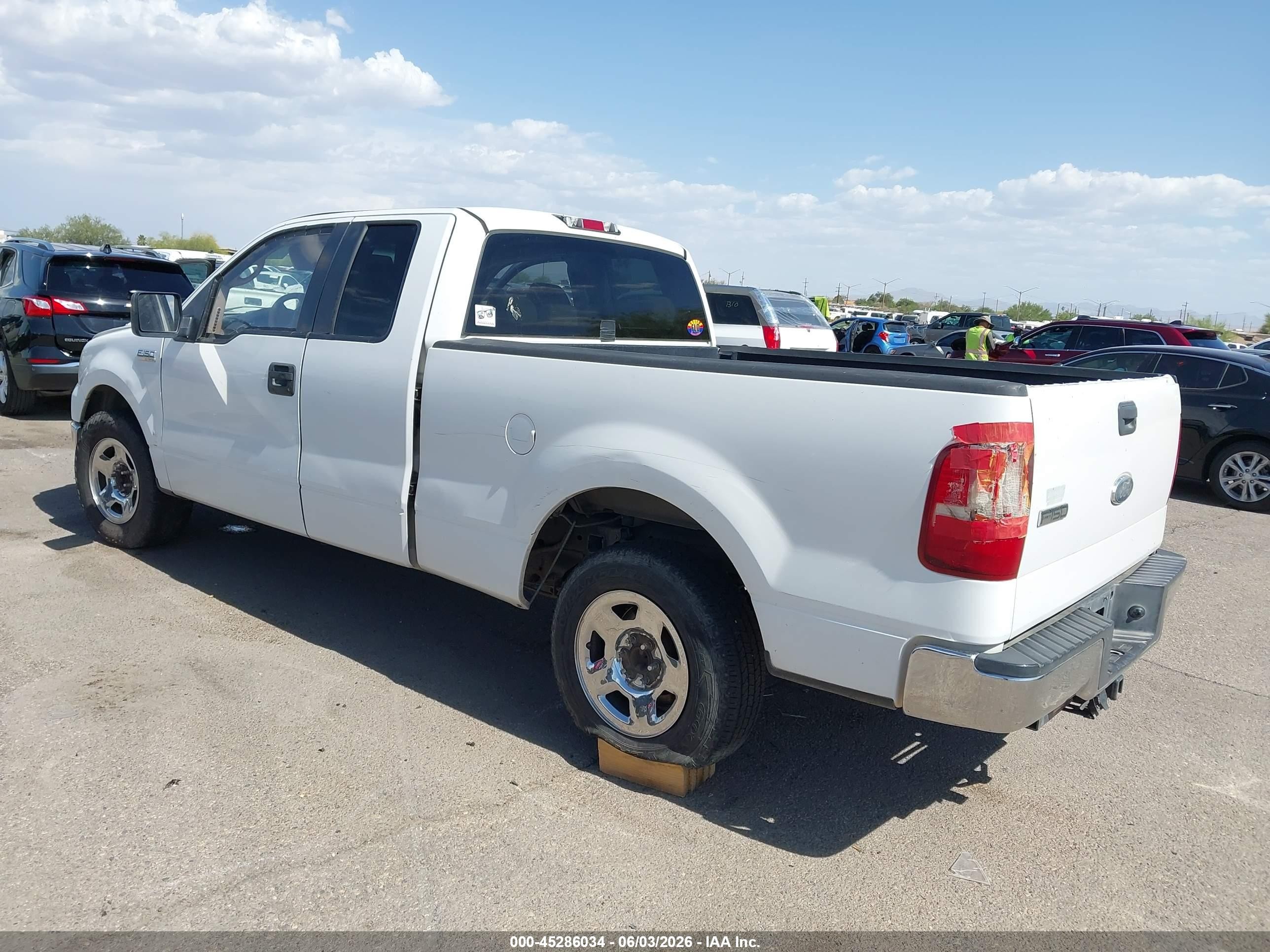 2008 Ford F-150 Fx2/stx/xl/xlt White vin: 1FTRX12W18FC07063