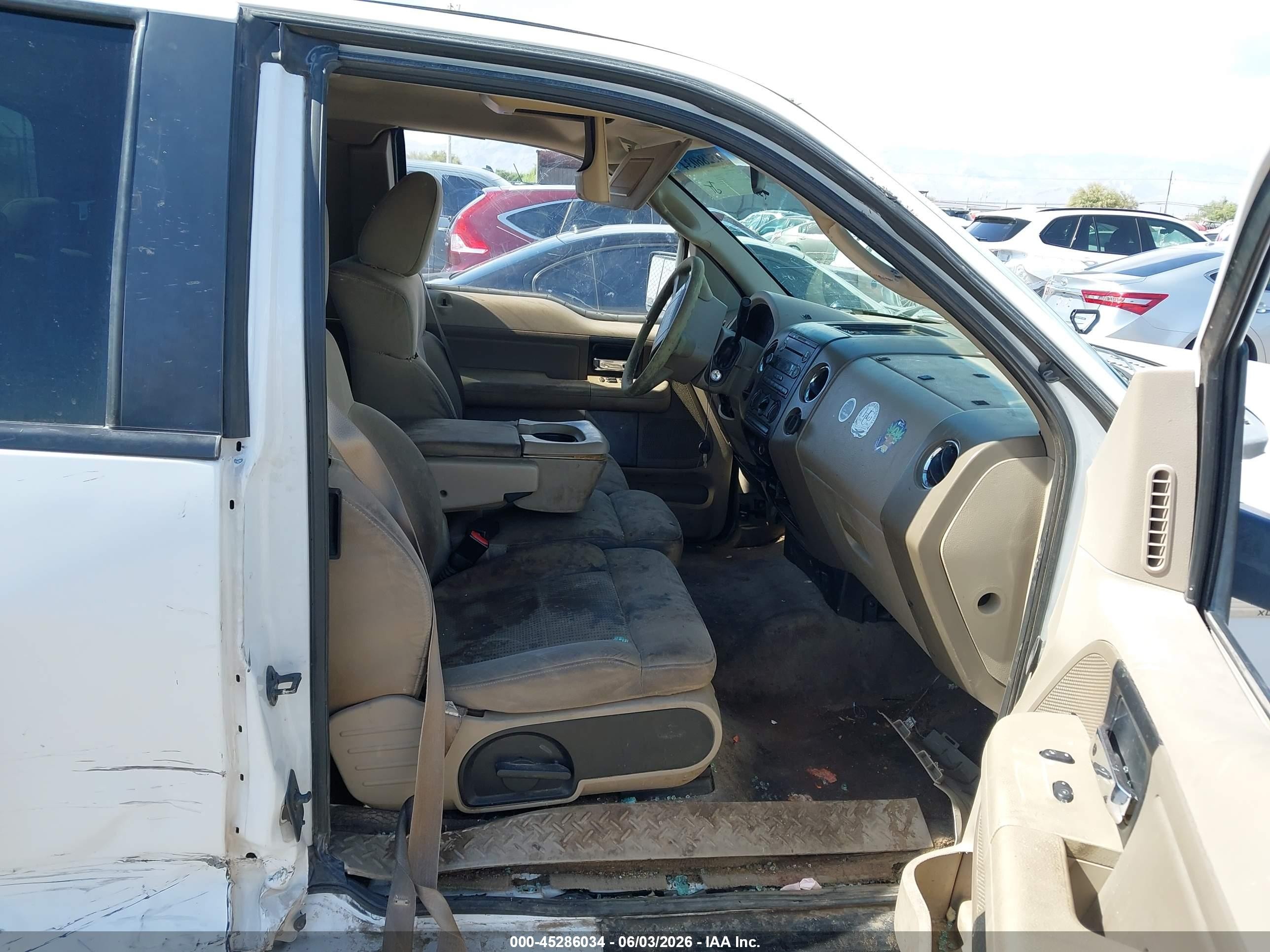 2008 Ford F-150 Fx2/stx/xl/xlt White vin: 1FTRX12W18FC07063