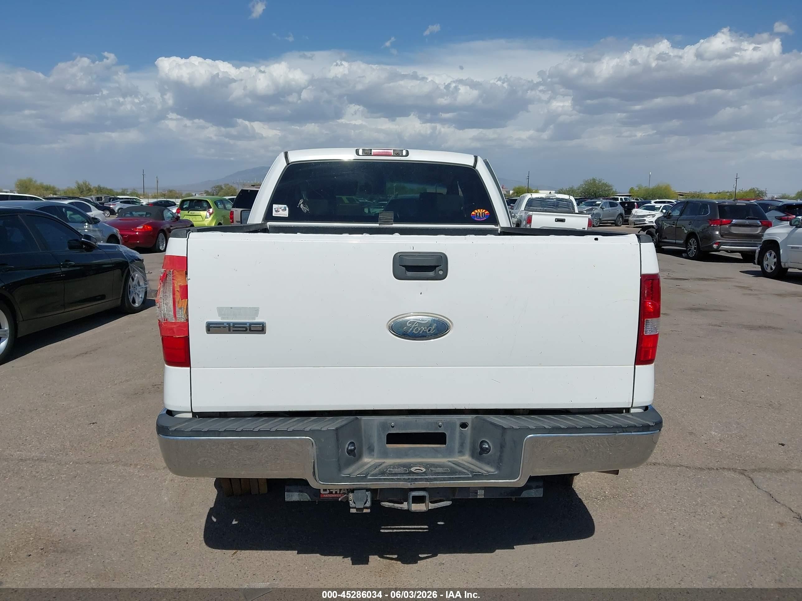 2008 Ford F-150 Fx2/stx/xl/xlt White vin: 1FTRX12W18FC07063