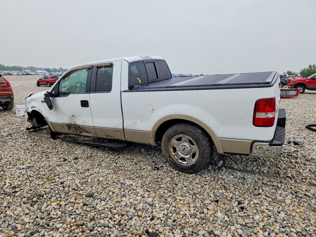 2008 Ford F150 White vin: 1FTRX12W18FC07841