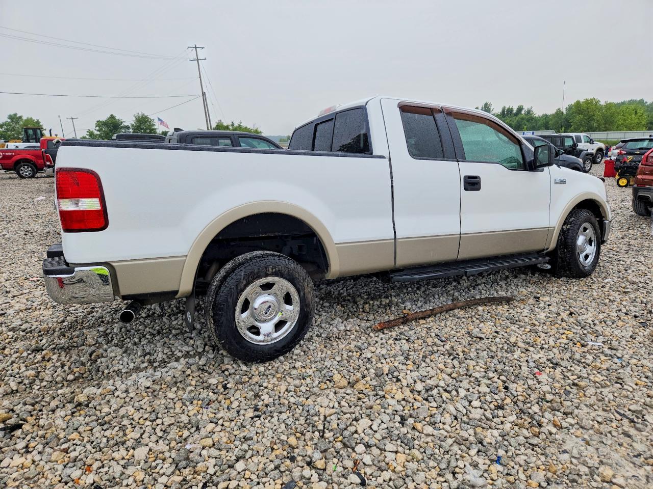 2008 Ford F150 White vin: 1FTRX12W18FC07841
