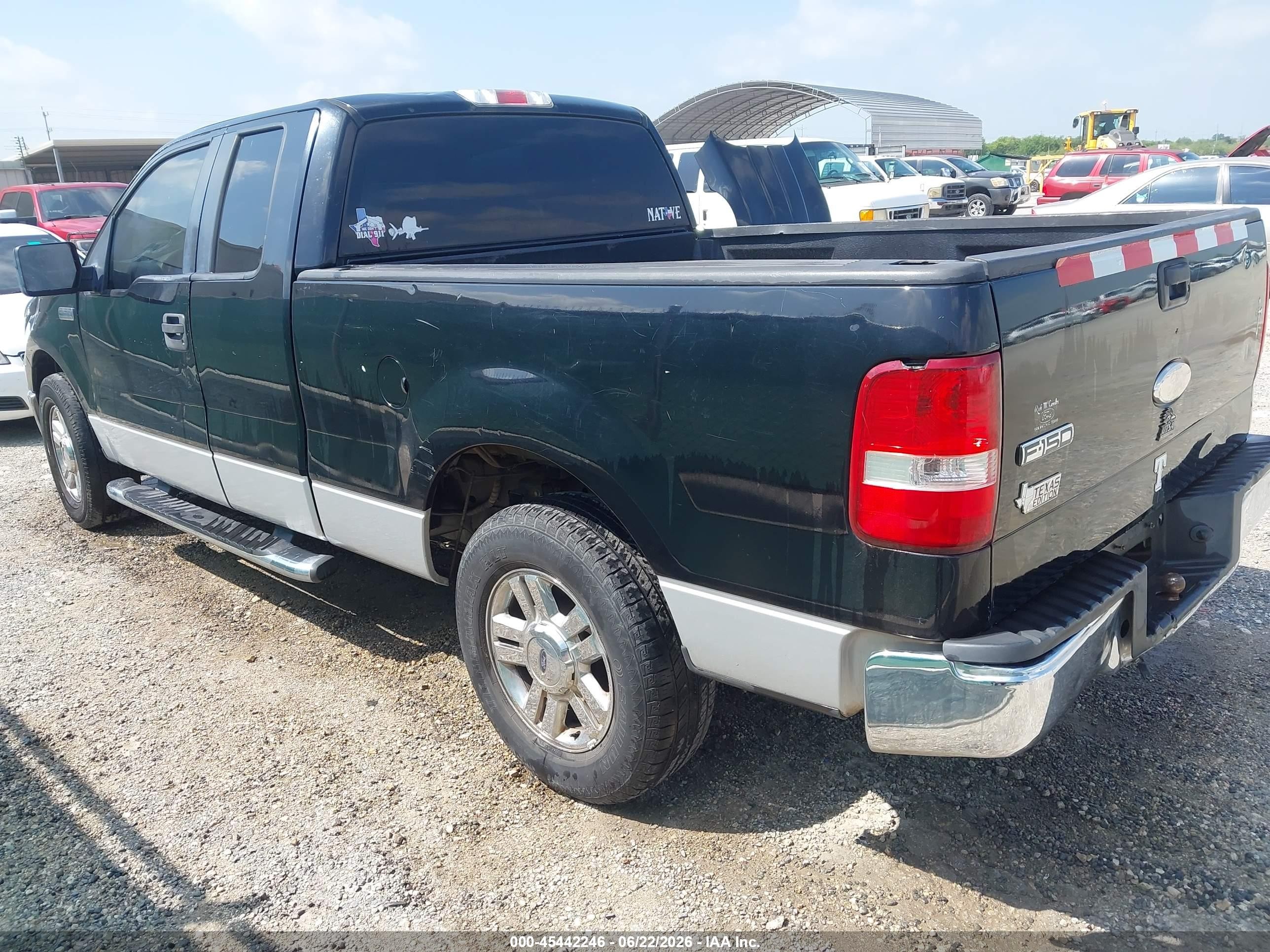 2008 Ford F-150   Black vin: 1FTRX12W18FC11971