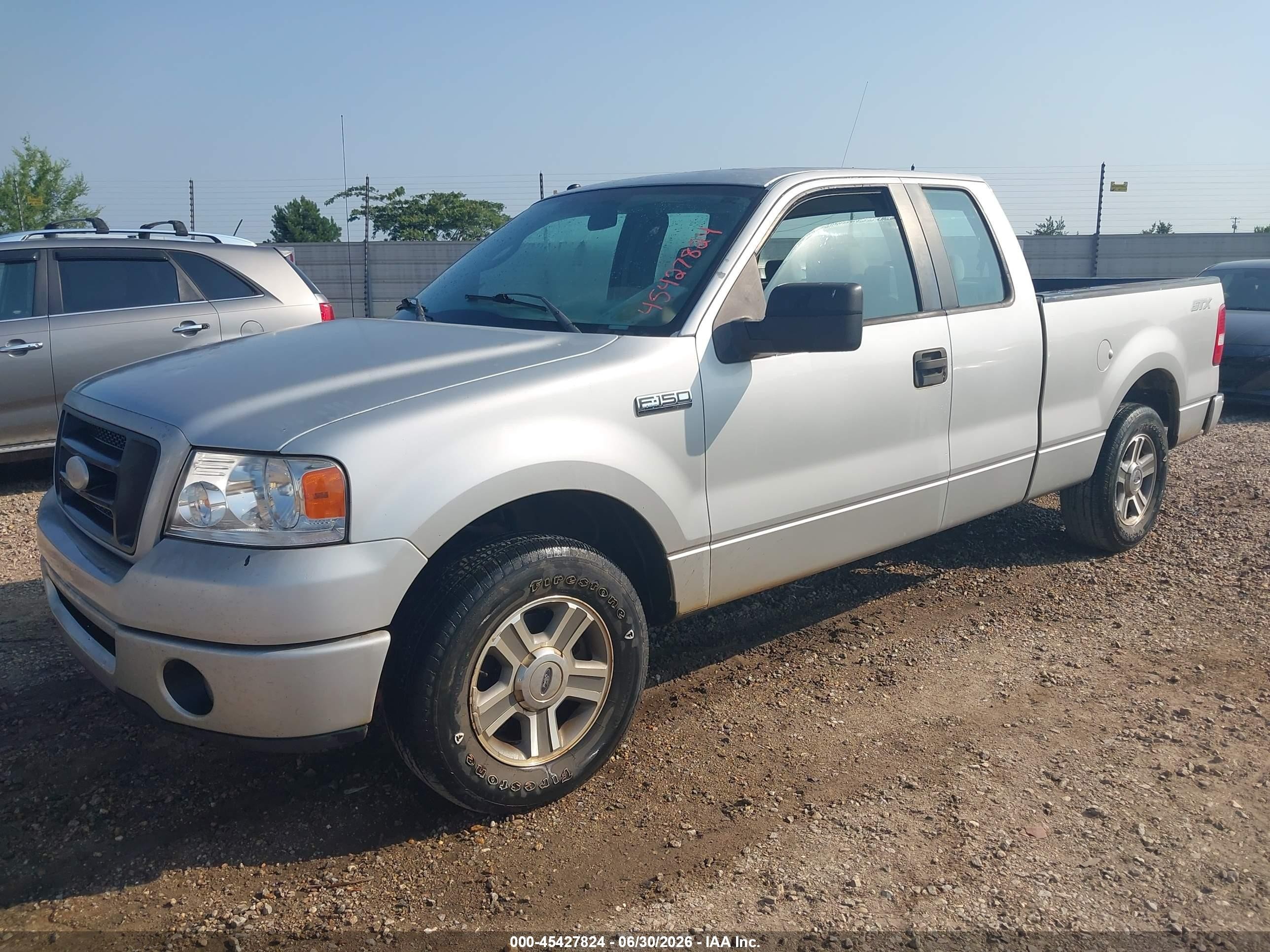 2008 Ford F-150 Fx2/stx/xl/xlt White vin: 1FTRX12W18FC12232