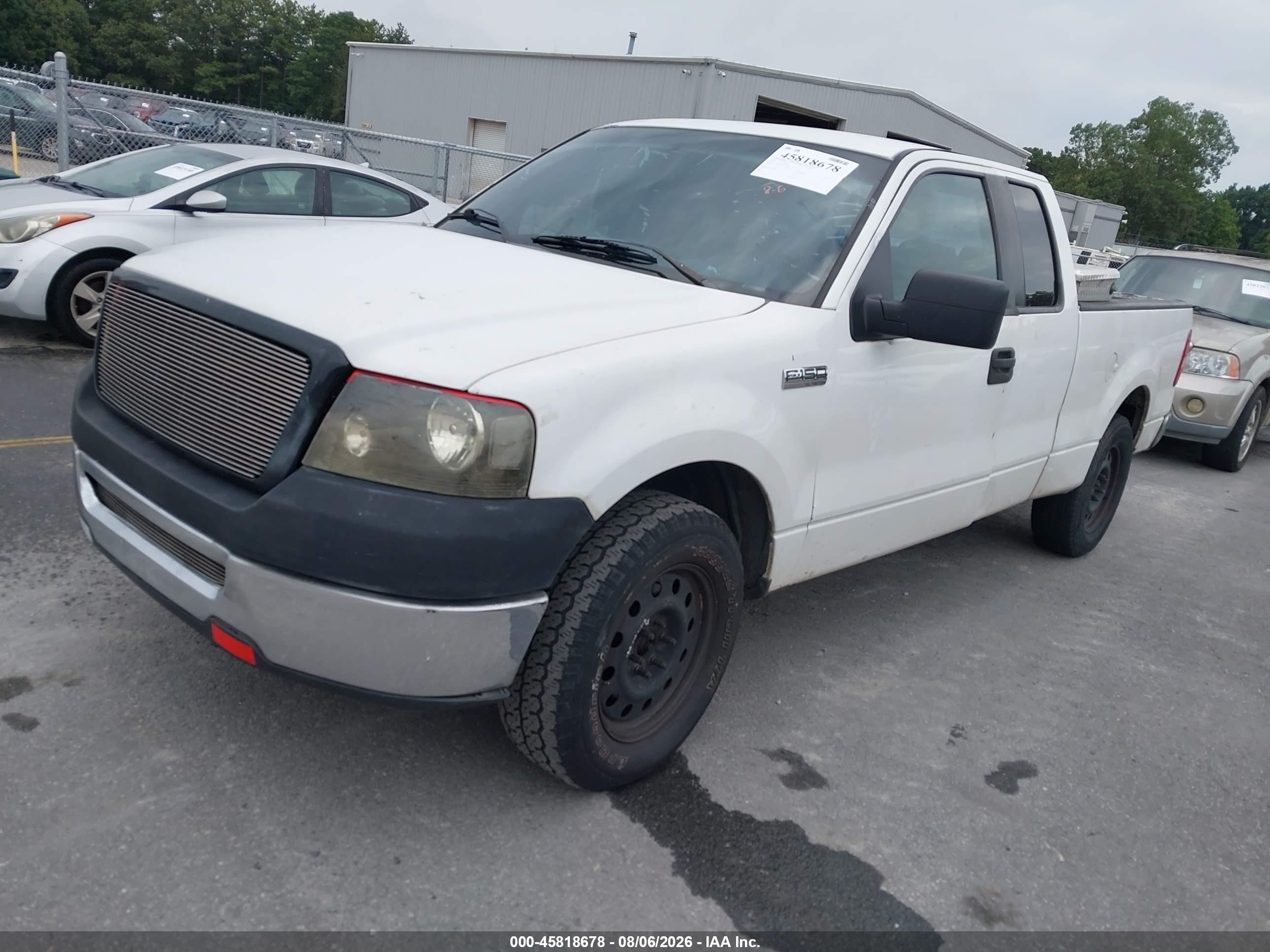 2008 Ford F-150 60th Anniversary/fx2/stx/xl/xlt White vin: 1FTRX12W18KC73717