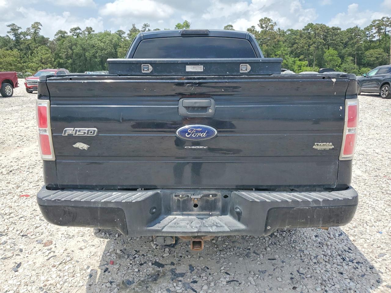 2009 Ford F150 Super Cab Black vin: 1FTRX12W19FA08905