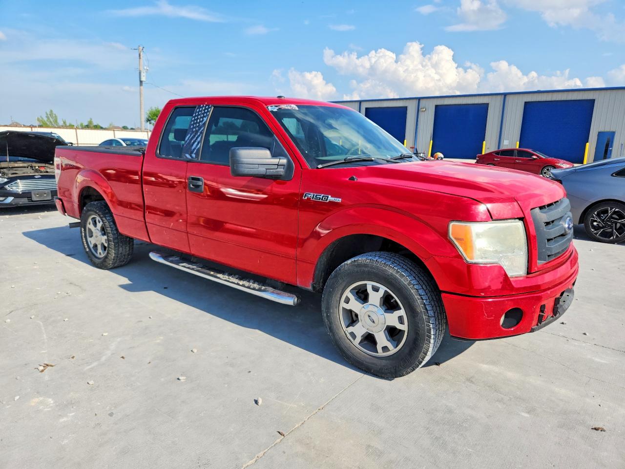 2009 Ford F150 Super Cab Red vin: 1FTRX12W19FA41371