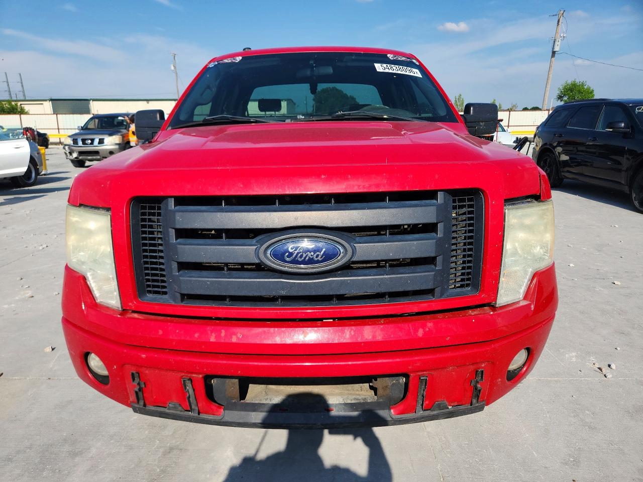 2009 Ford F150 Super Cab Red vin: 1FTRX12W19FA41371