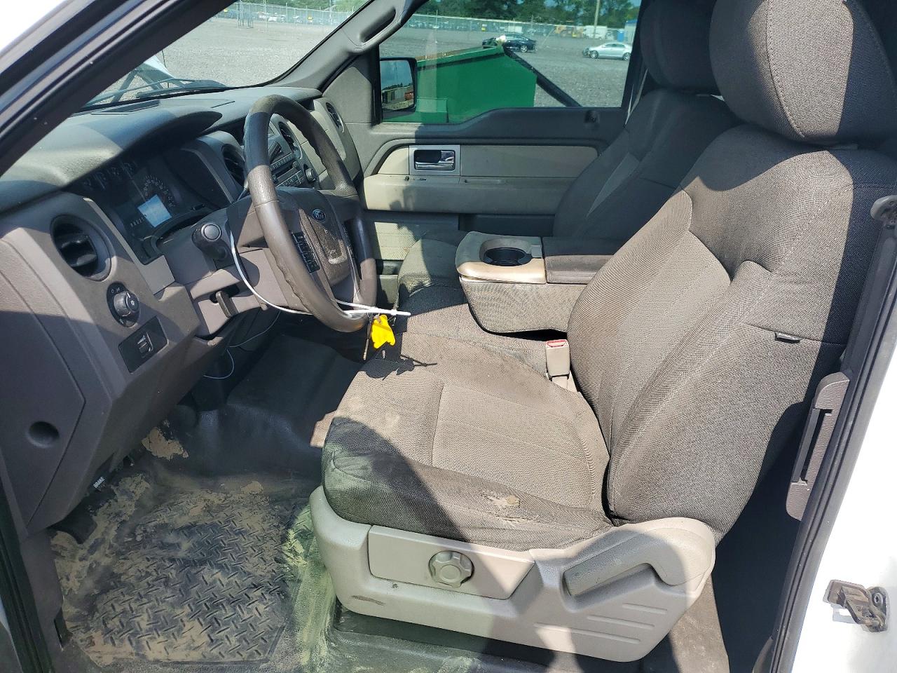2009 Ford F150 Super Cab White vin: 1FTRX12W19FA99710