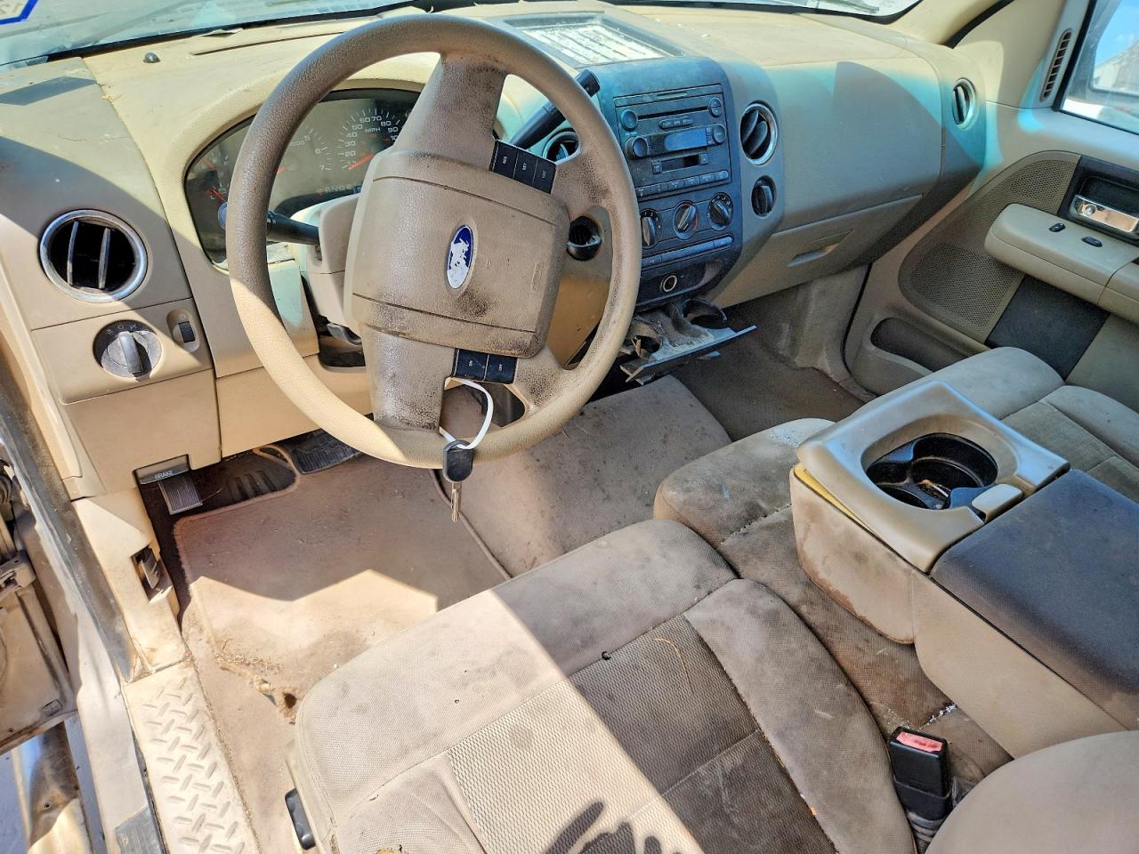 2004 Ford F150 Коричневый vin: 1FTRX12W24NA14095