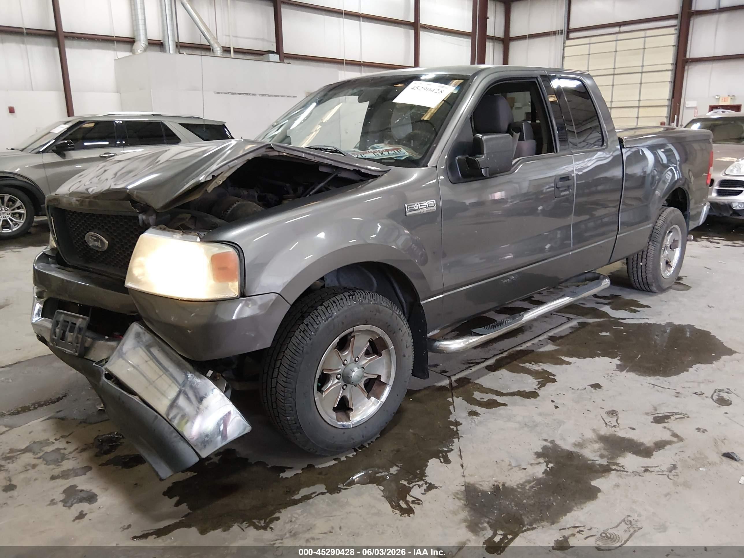 2004 Ford F-150 Stx/xl/xlt Серый vin: 1FTRX12W24NB77605