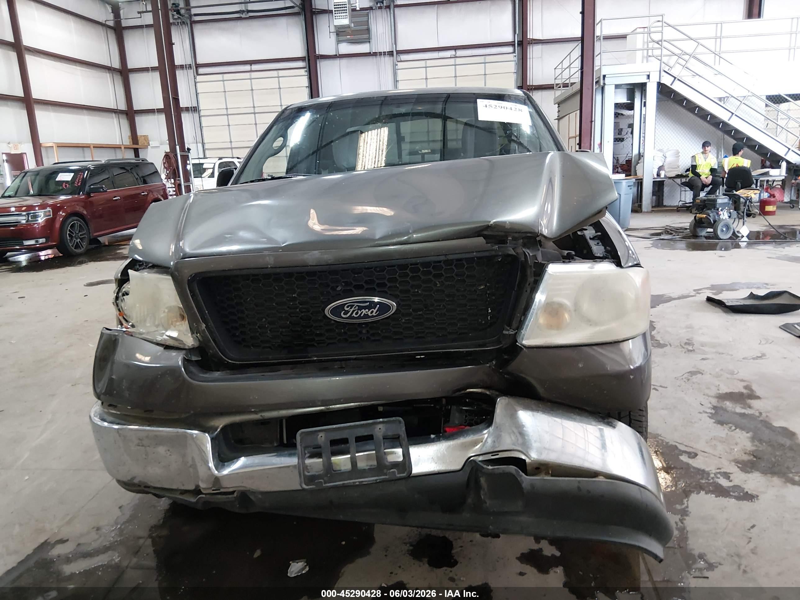 2004 Ford F-150 Stx/xl/xlt Серый vin: 1FTRX12W24NB77605