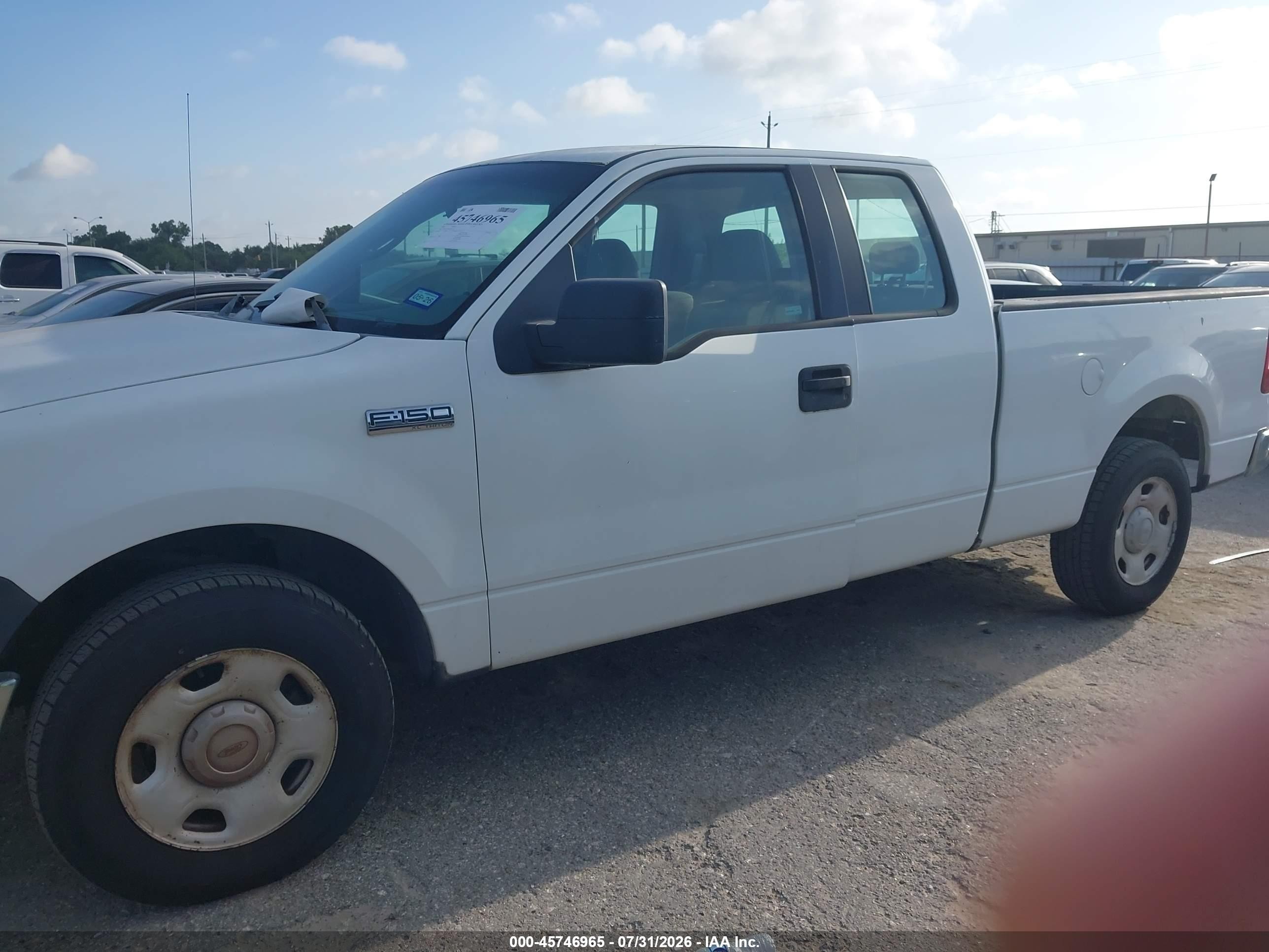 2005 Ford F-150 Stx/xl/xlt White vin: 1FTRX12W25FB37214
