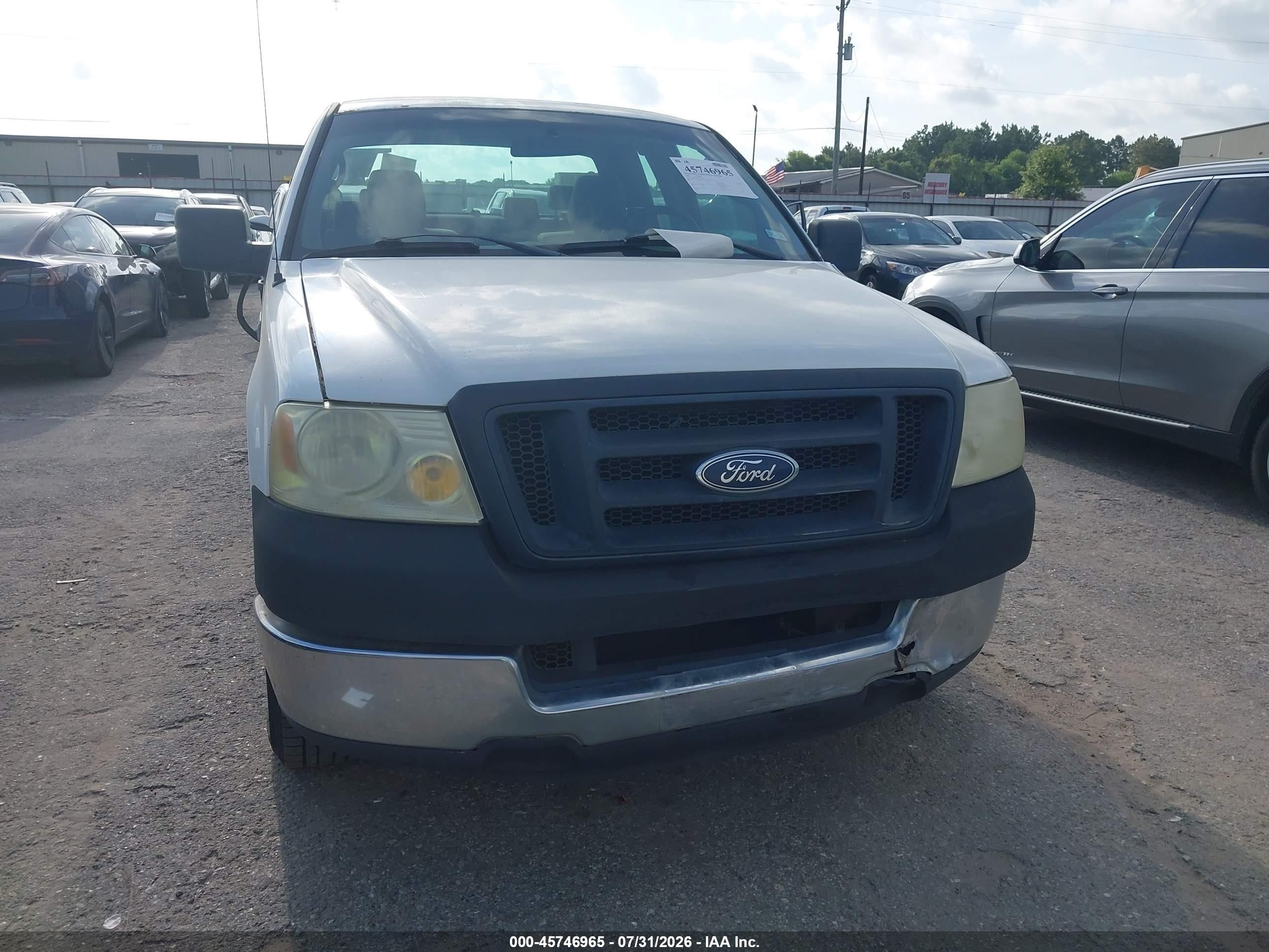 2005 Ford F-150 Stx/xl/xlt White vin: 1FTRX12W25FB37214