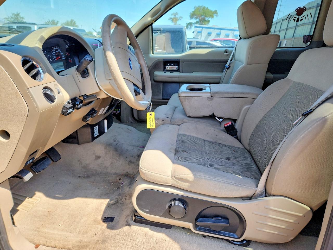 2005 Ford F150 Gray vin: 1FTRX12W25NA57353