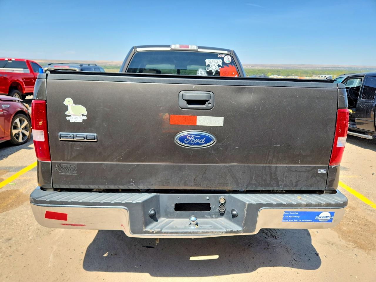 2005 Ford F150 Gray vin: 1FTRX12W25NA57353